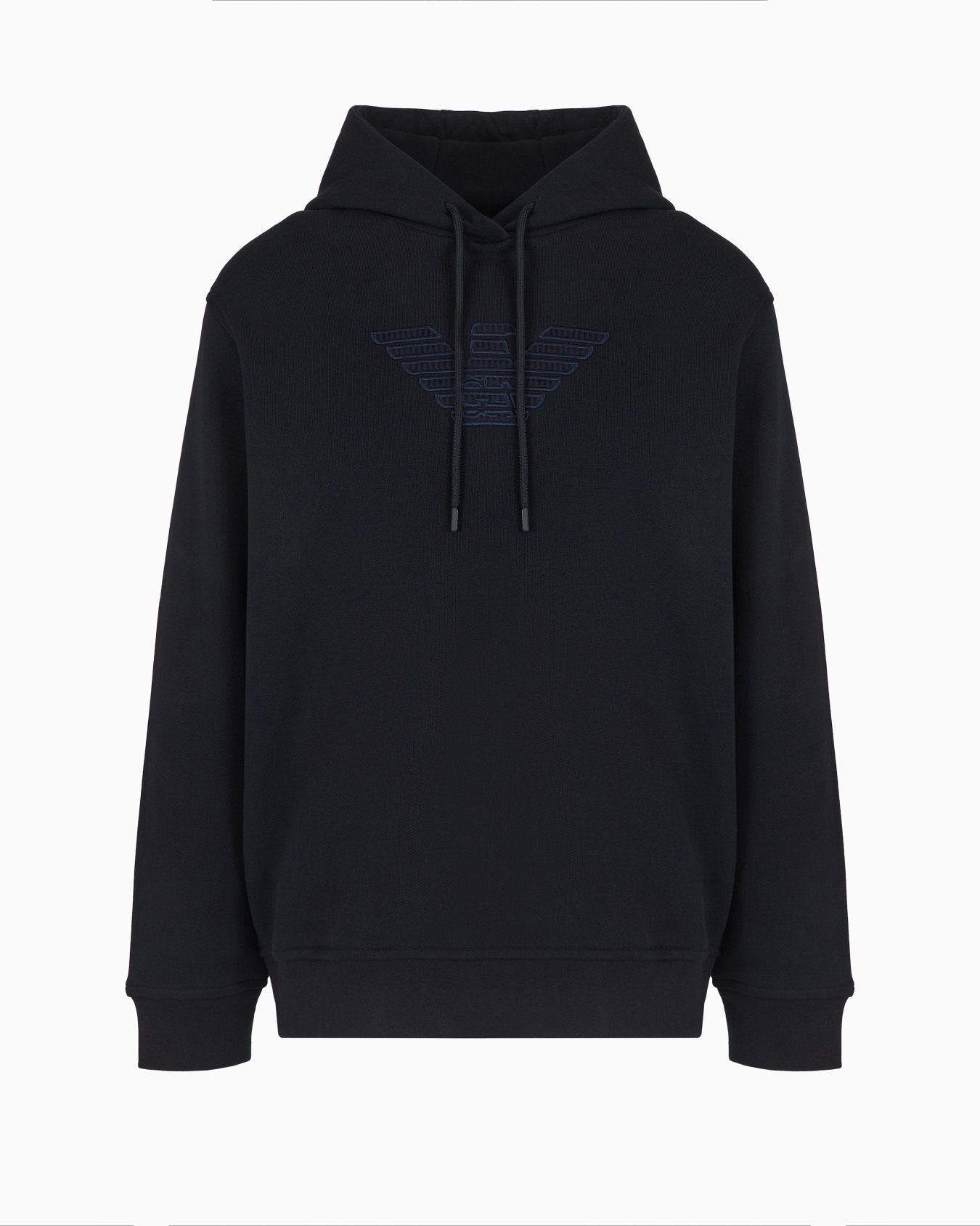 Sudadera de punto con capucha y logotipo bordado Diapositiva 0