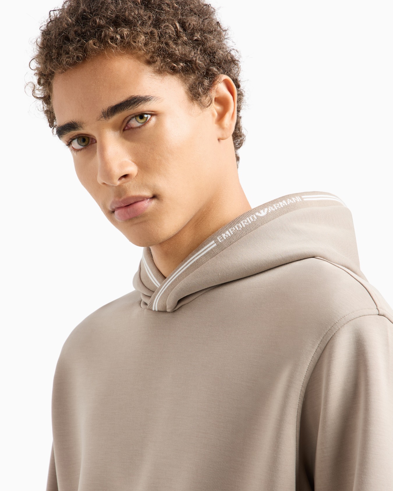 Hooded sweatshirt in bonded jersey Diapositiva 4
