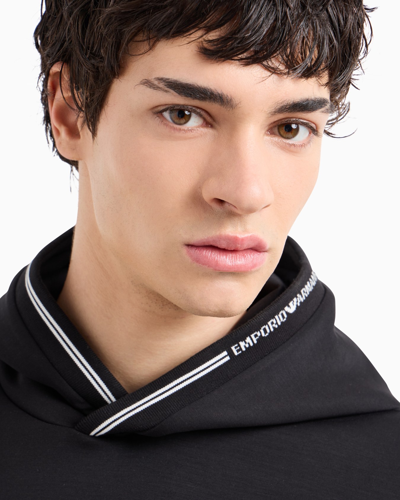 Sweat-shirt à capuche en jersey doublé Diapositive 5