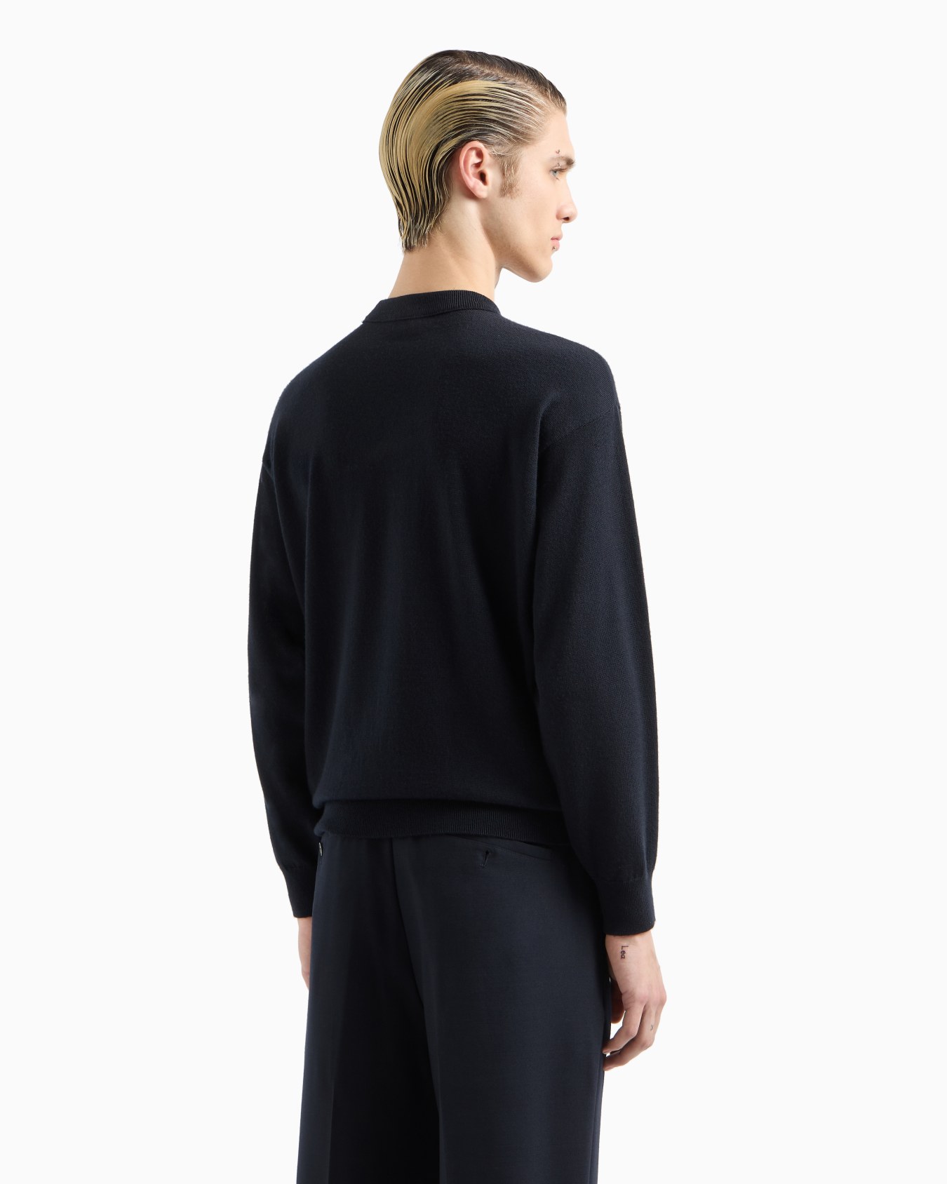 Pullover mit Maxi-Streifen in Color-Block-Optik aus Schurwolle Folie 2