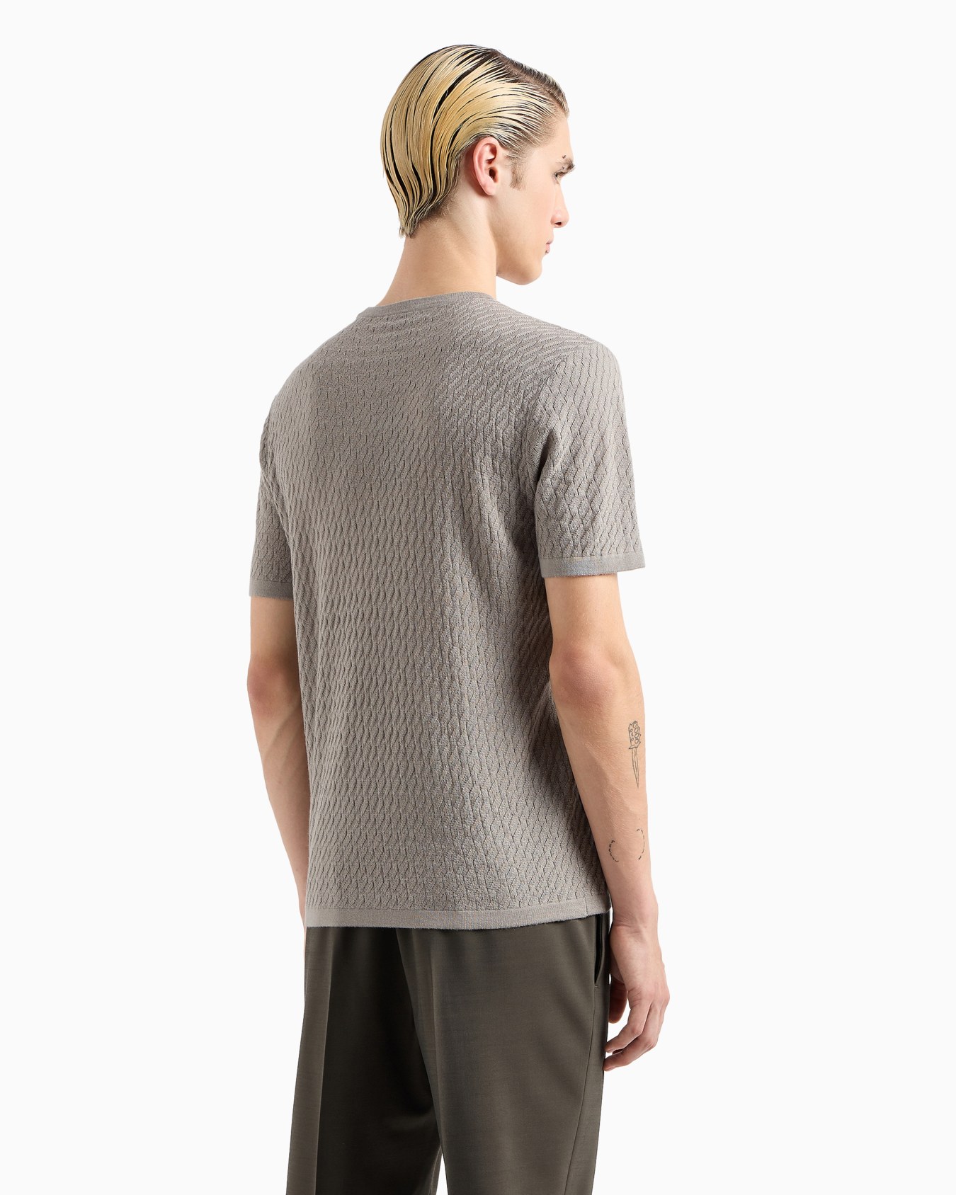 ASV embossed patterned Lyocell-blend jumper Slide 3