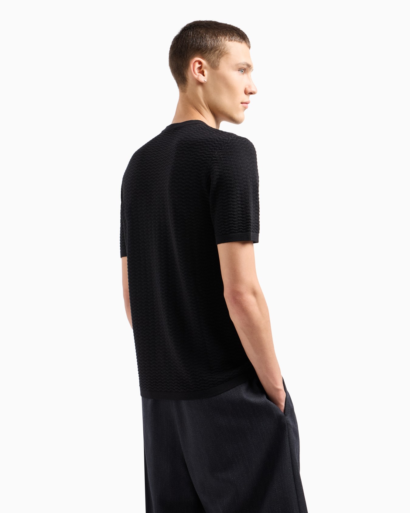 ASV embossed patterned Lyocell-blend jumper Slide 2