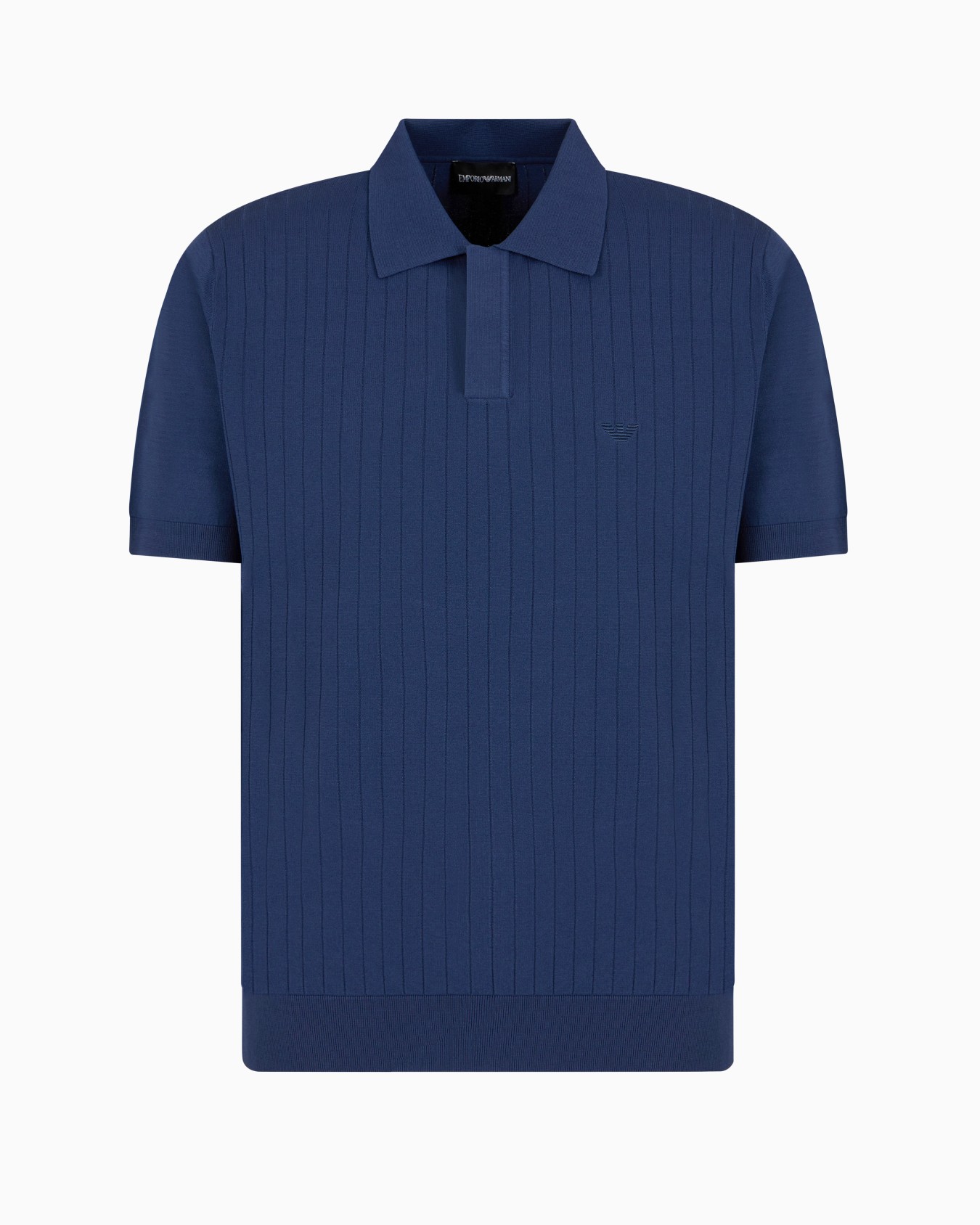 Polokragenpullover aus Viskose in Interlock Folie 0