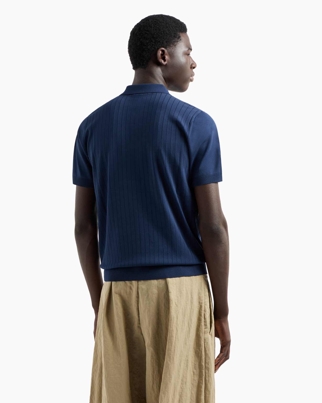 Polokragenpullover aus Viskose in Interlock Folie 2