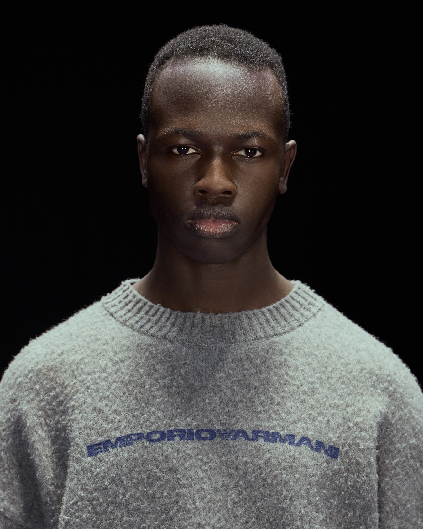 ASV Black Blue capsule collection brushed wool jumper Slide 5