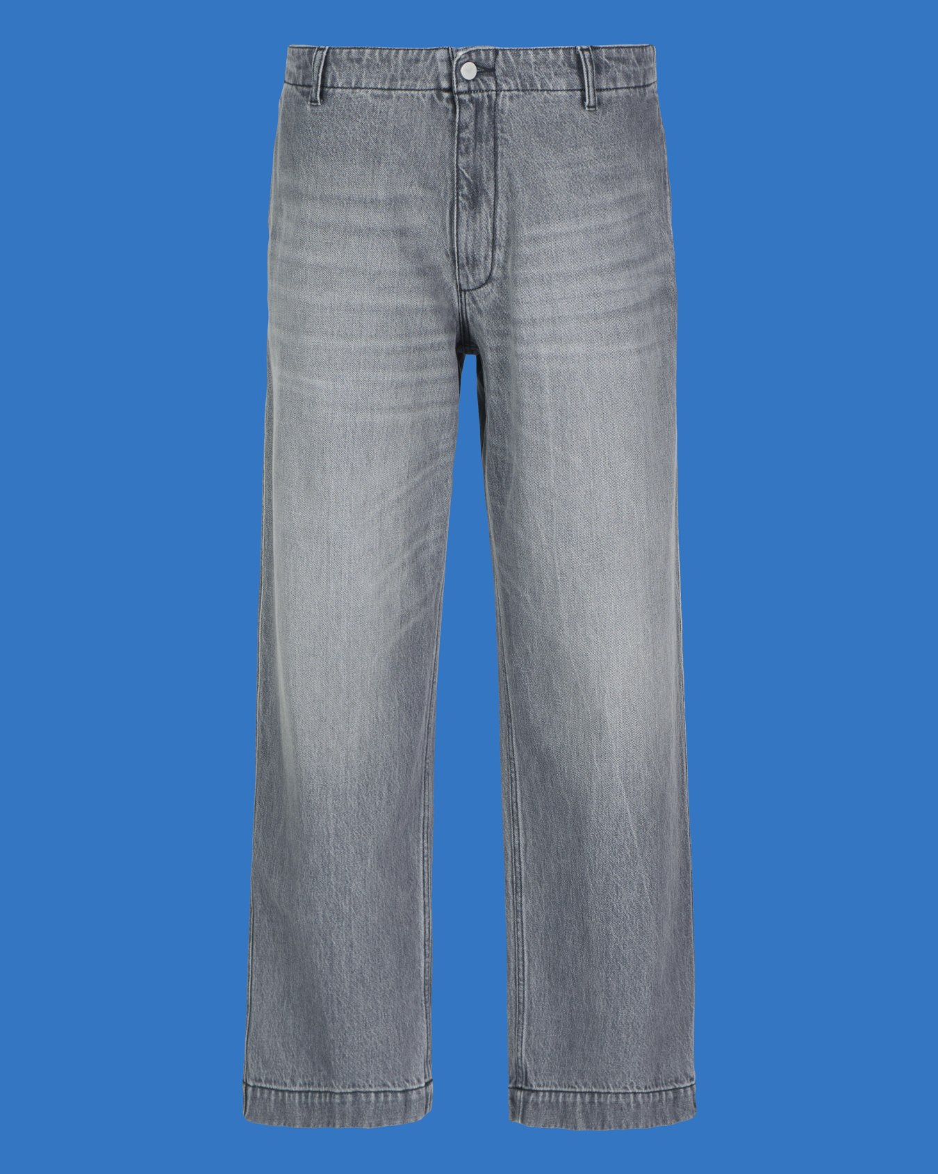 Jeans in denim effetto vintage con stampa Capsule Black Blue ASV Slide 0