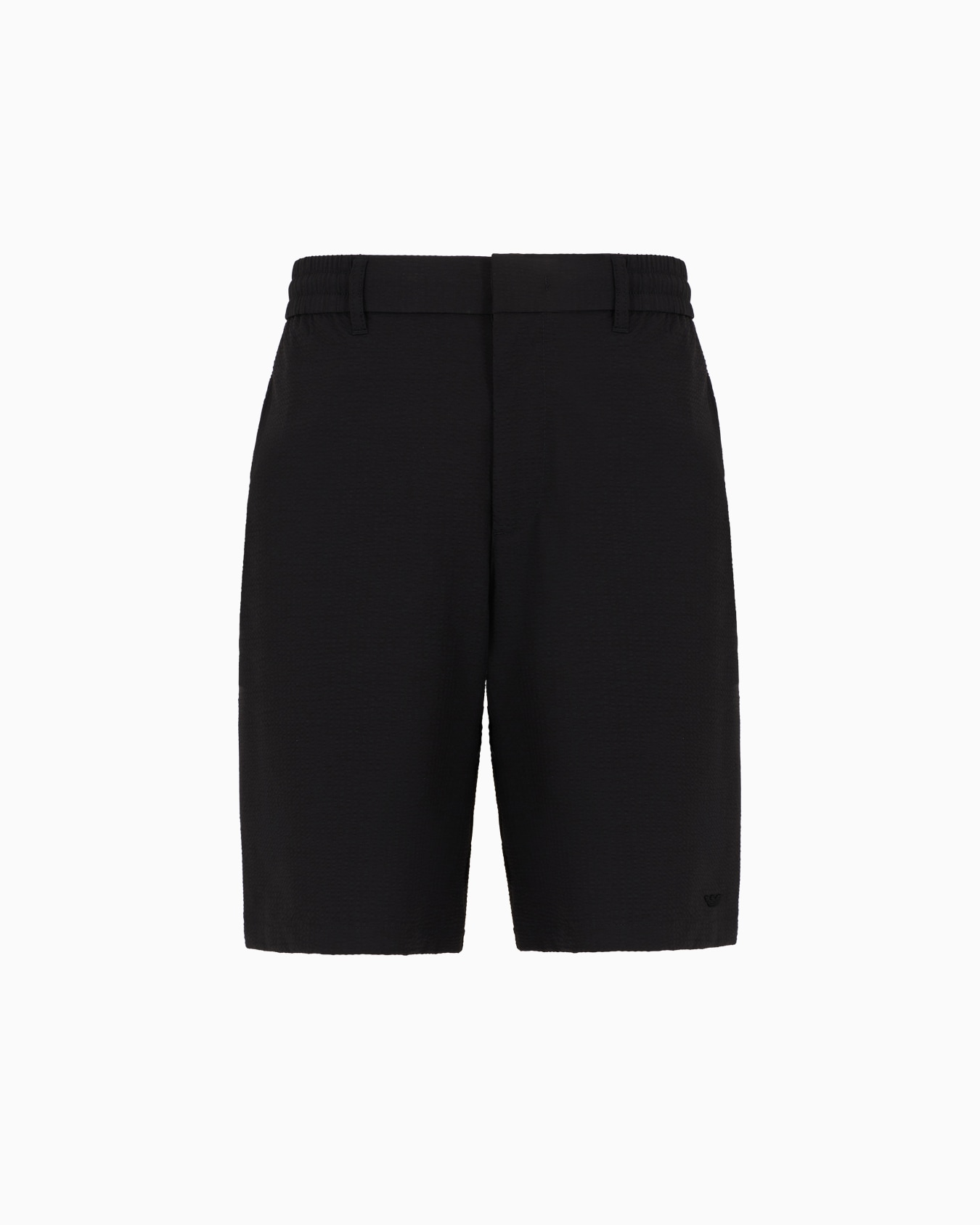 Chino-Bermudashorts mit elastischem Bund aus Seersucker-Funktionsgewebe Folie 0