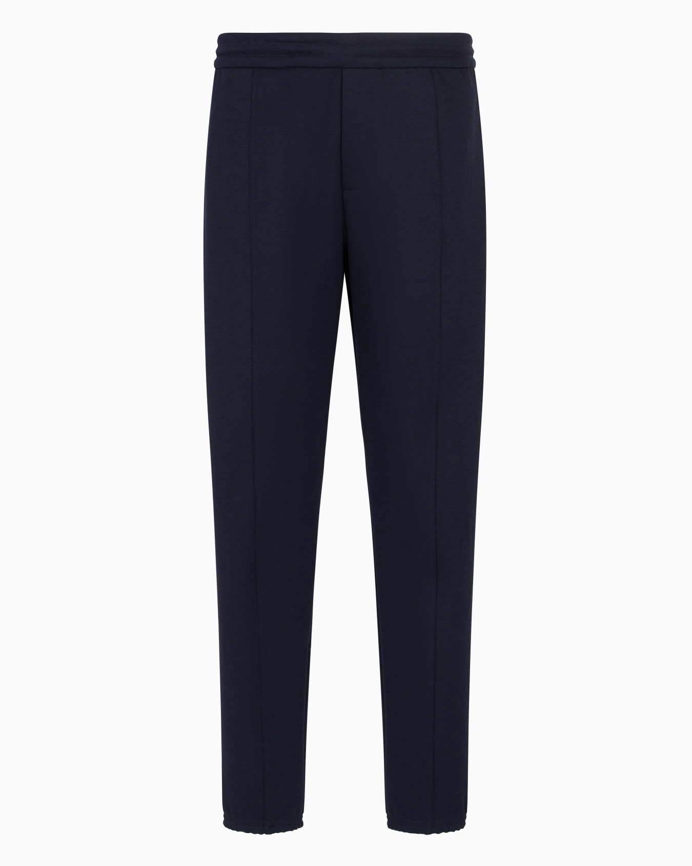 Cosy wool-blend jersey joggers with ribbing Slide 0
