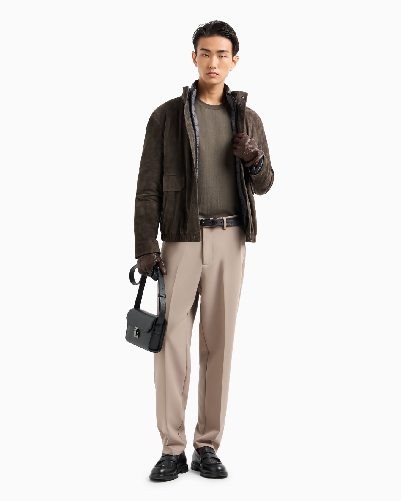 Pantalon avec taille élastique en viscose mélangée Diapositive 3