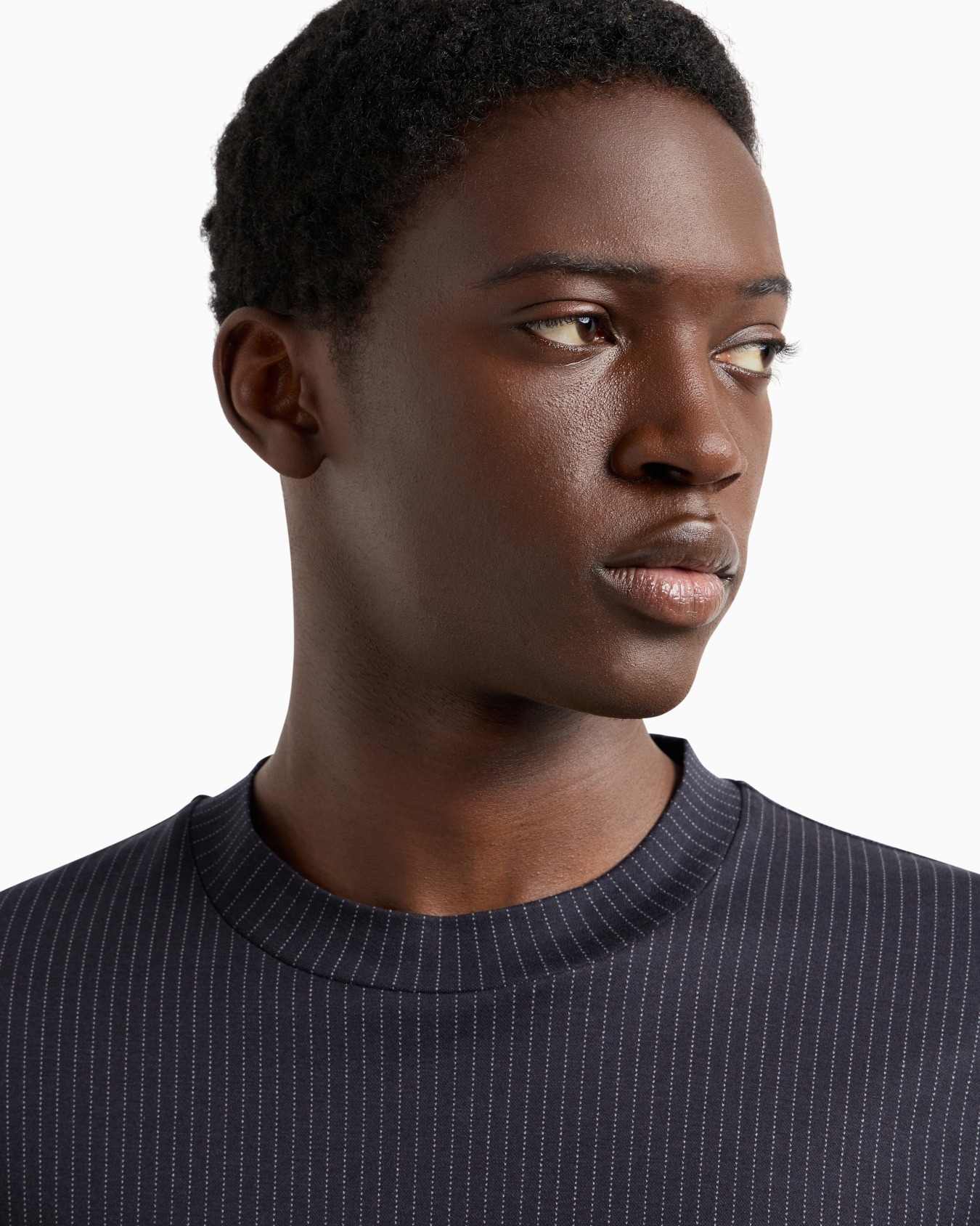ASV Lyocell-blend jersey striped T-shirt Slide 4