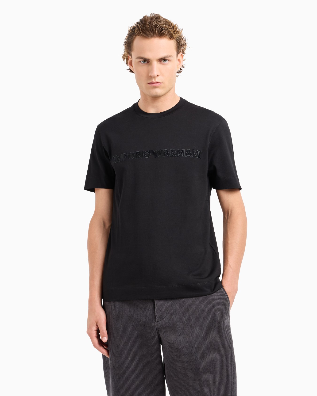 ASV lightweight jersey T-shirt with logo embroidery Slide 2