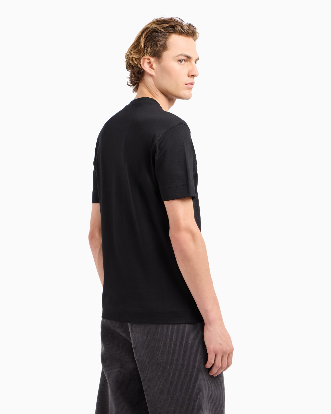 ASV lightweight jersey T-shirt with logo embroidery Slide 3