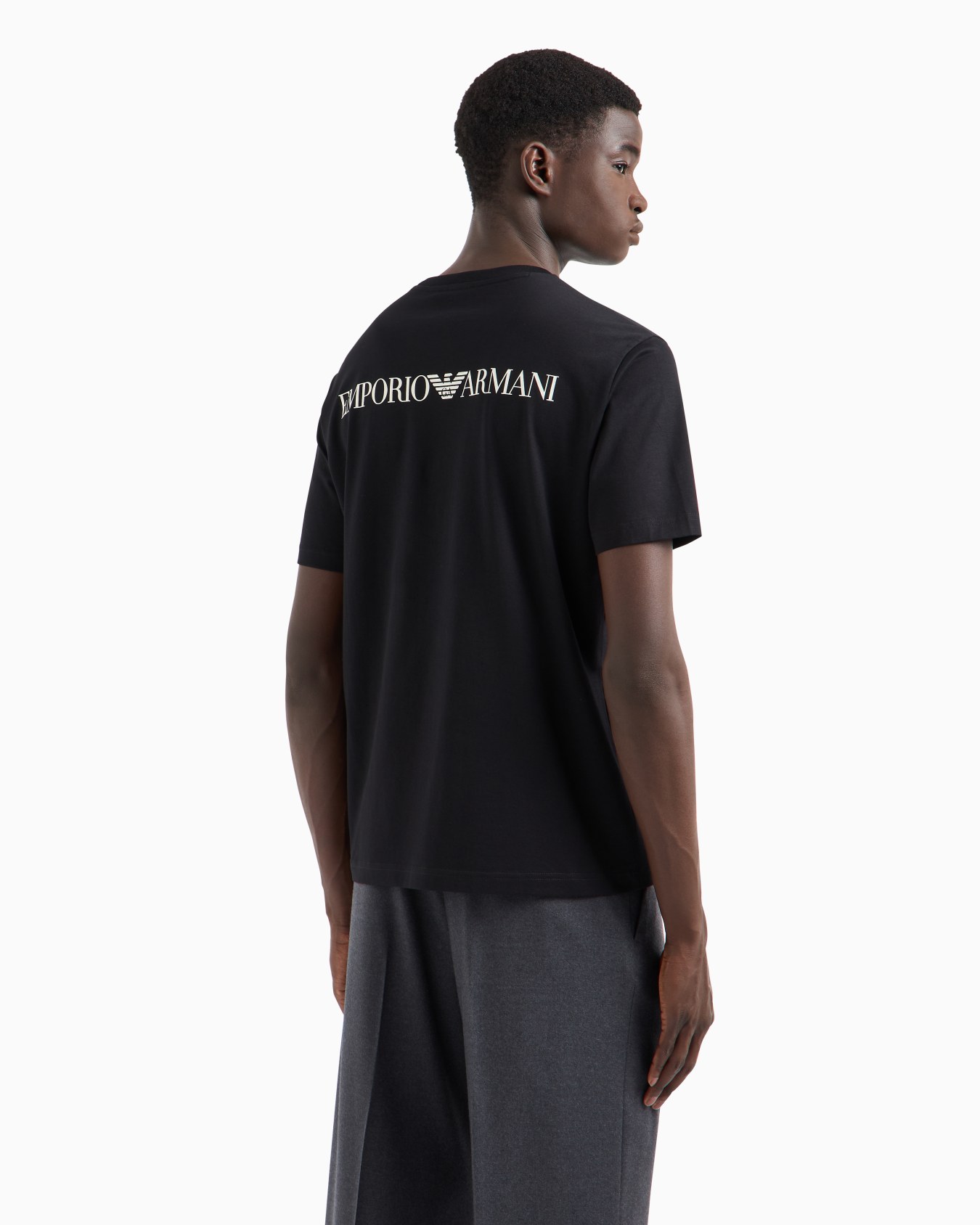 T-Shirt aus Jersey mit Leuchtturm-Flock-Print und Logo Folie 2