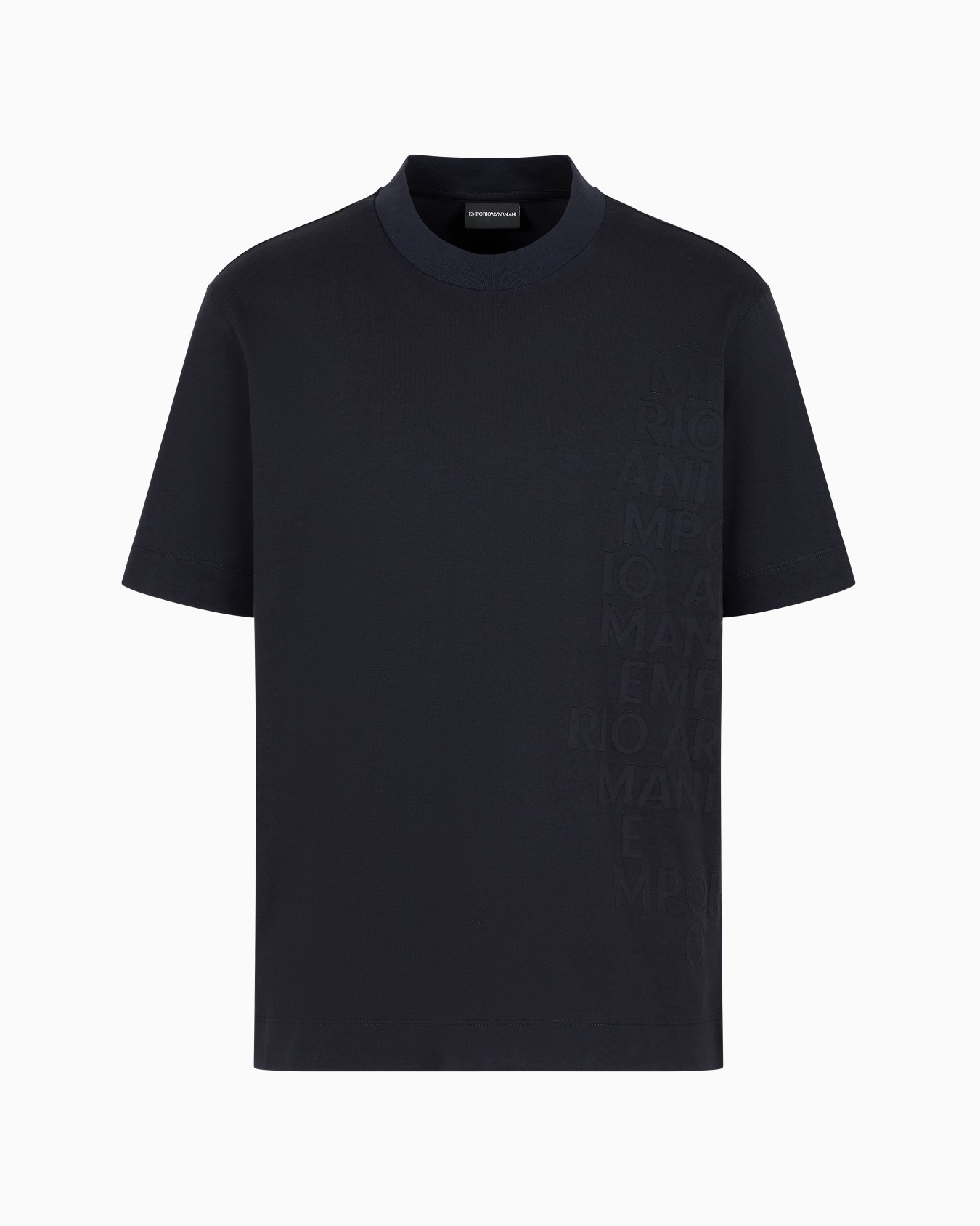 ASV Pima jersey T-shirt with logo lettering print on the side Diapositiva 0