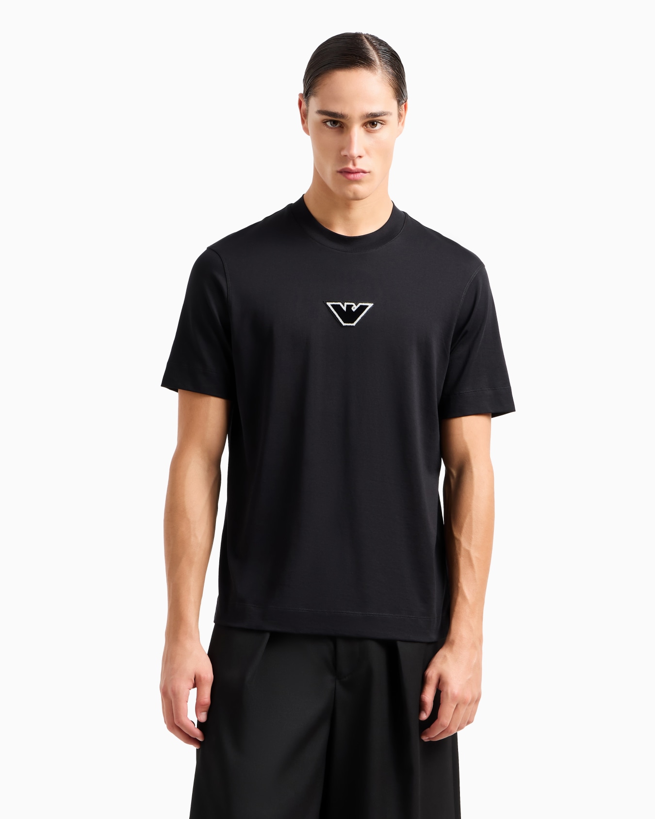 ASV lightweight jersey T-shirt with embossed logo patch Slide 2