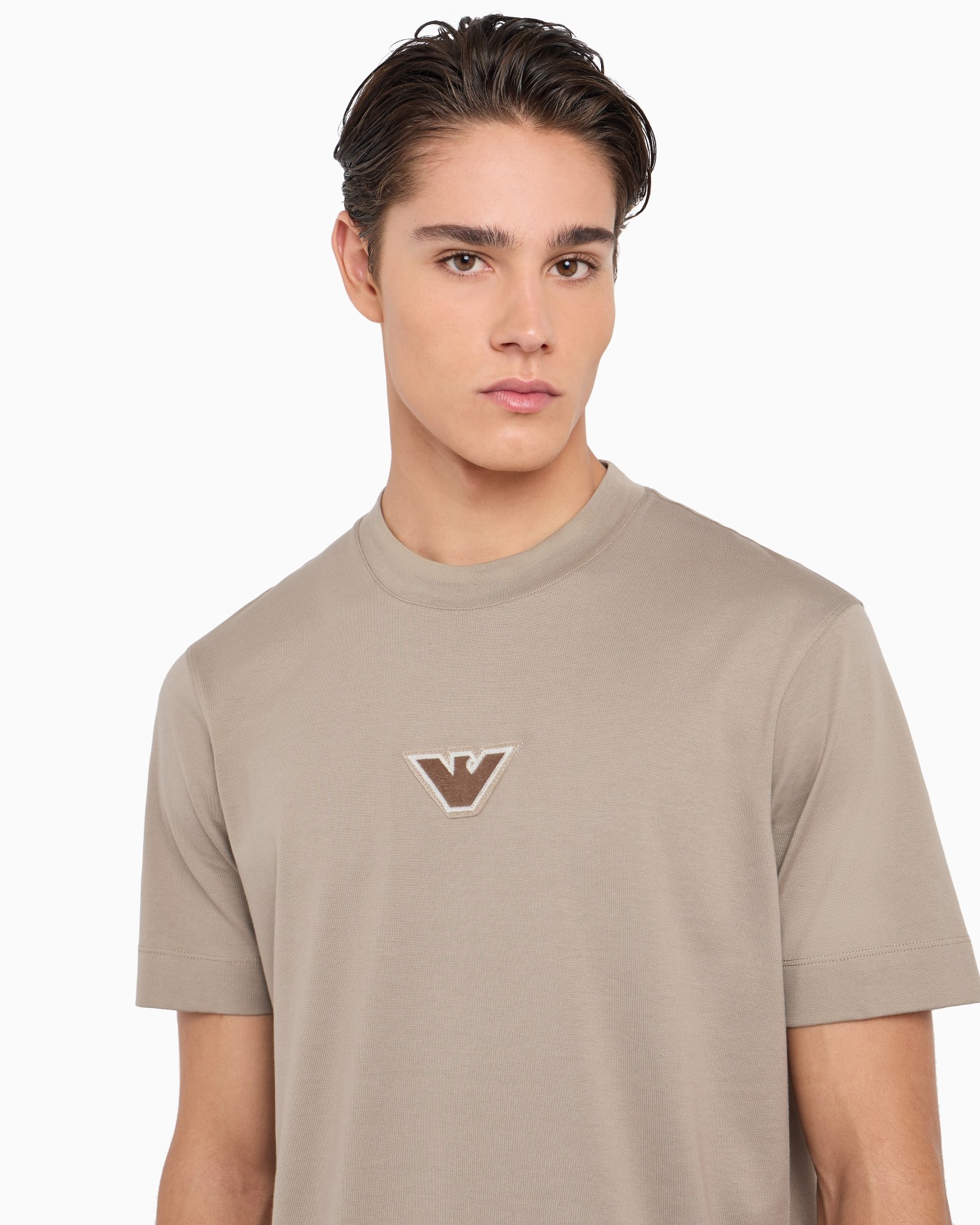 T-shirt en jersey léger avec écusson logo en relief ASV Diapositive 4