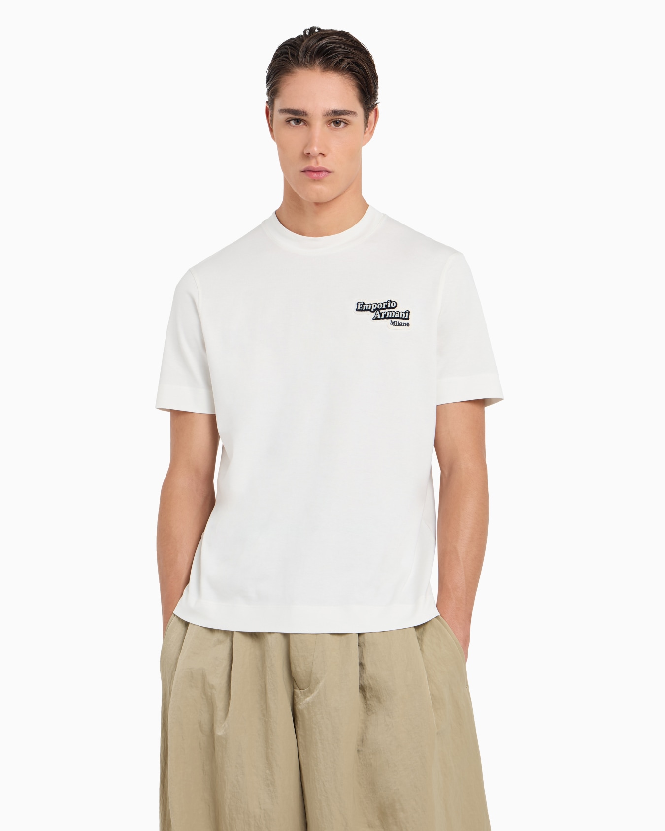 ASV lightweight jersey T-shirt with embossed logo patch Slide 1