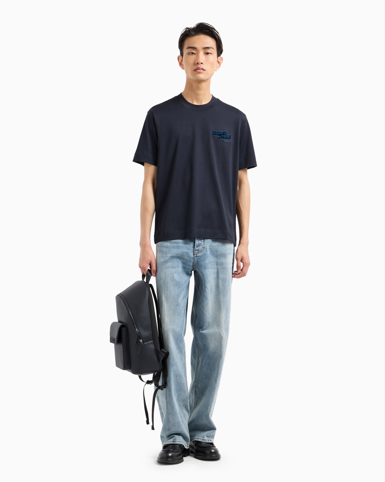ASV lightweight jersey T-shirt with embossed logo patch Slide 3