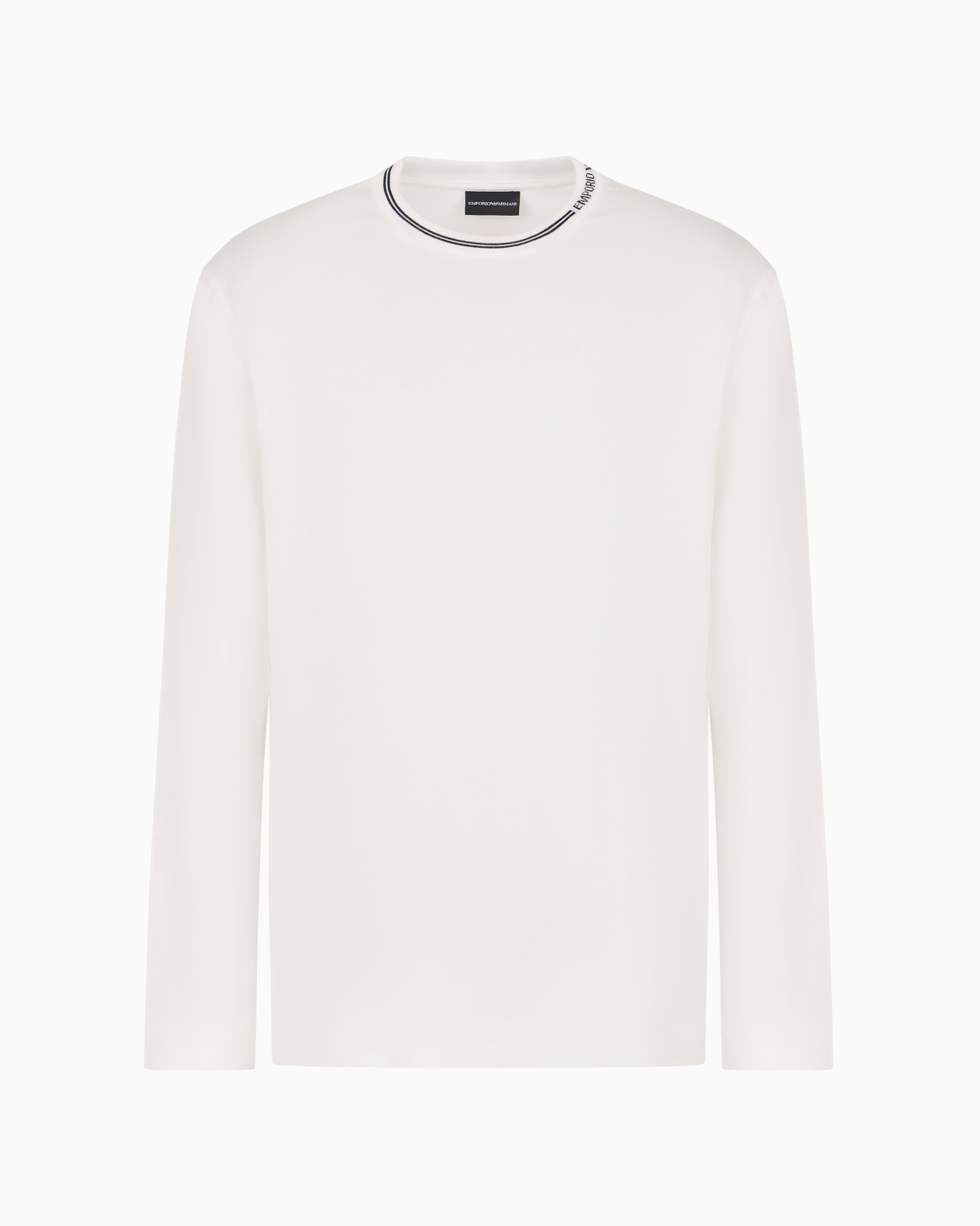 ASV Lyocell-blend jersey jumper with logo on collar Slide 0