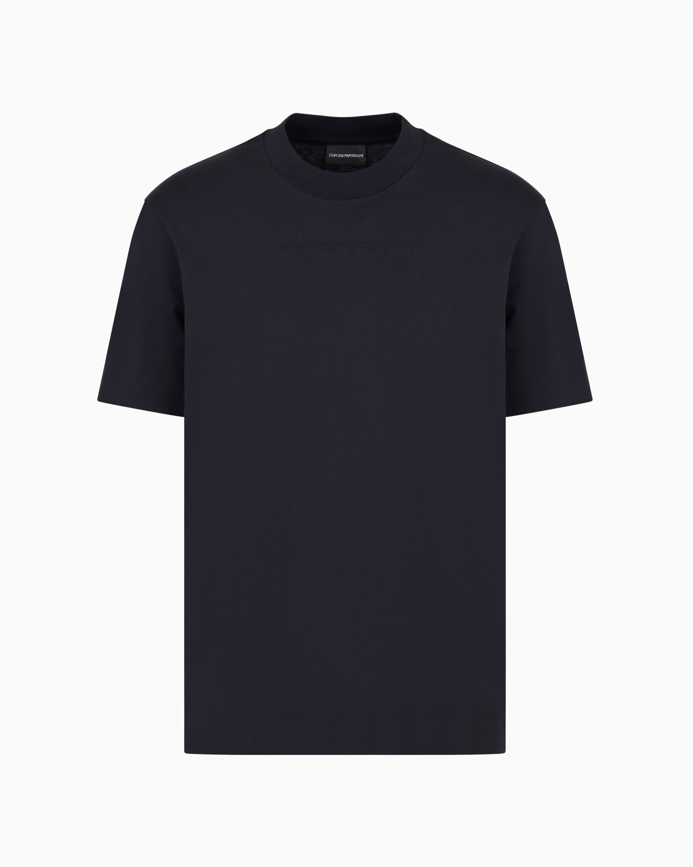 Pima-jersey T-shirt with ASV domed logo Slide 0