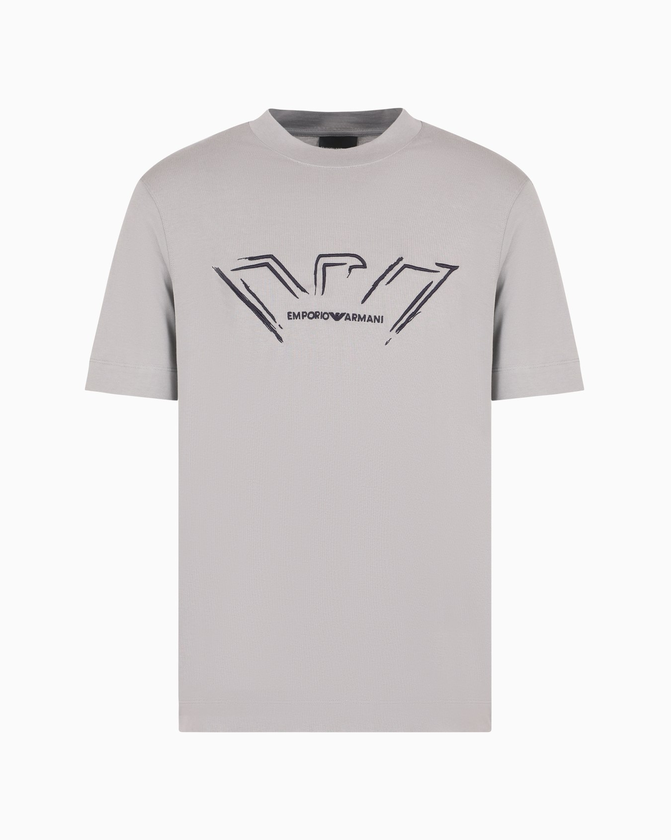 T-shirt en jersey léger avec logo brodé en relief ASV Diapositive 0