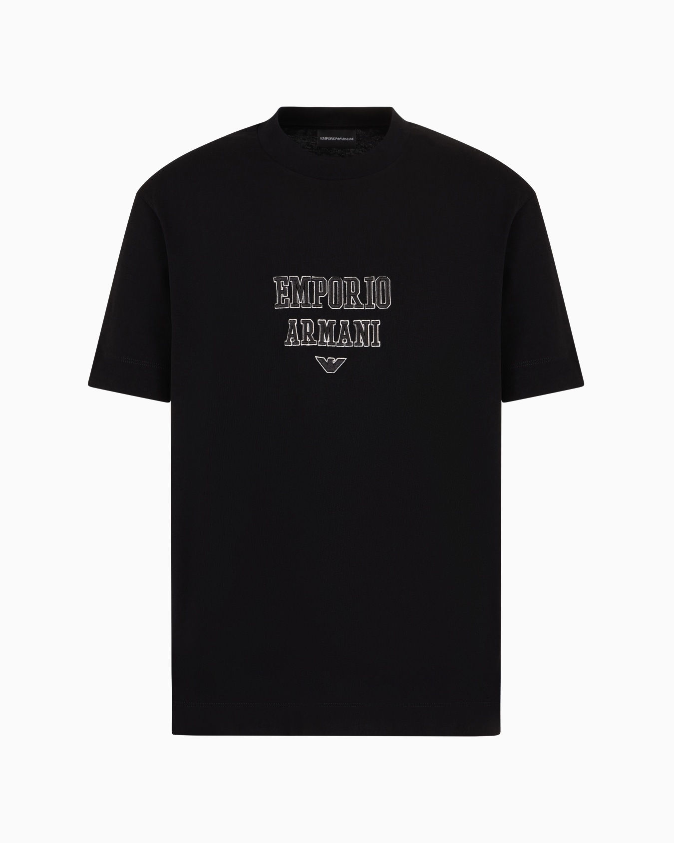 T-shirt en jersey épais avec logo brodé en relief ASV Diapositive 0