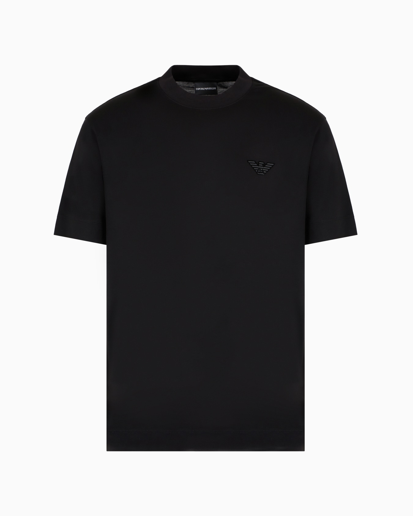  T-Shirt aus einer Jersey-Lyocell-Mischung mit Logo in Flock-Technik Folie 0