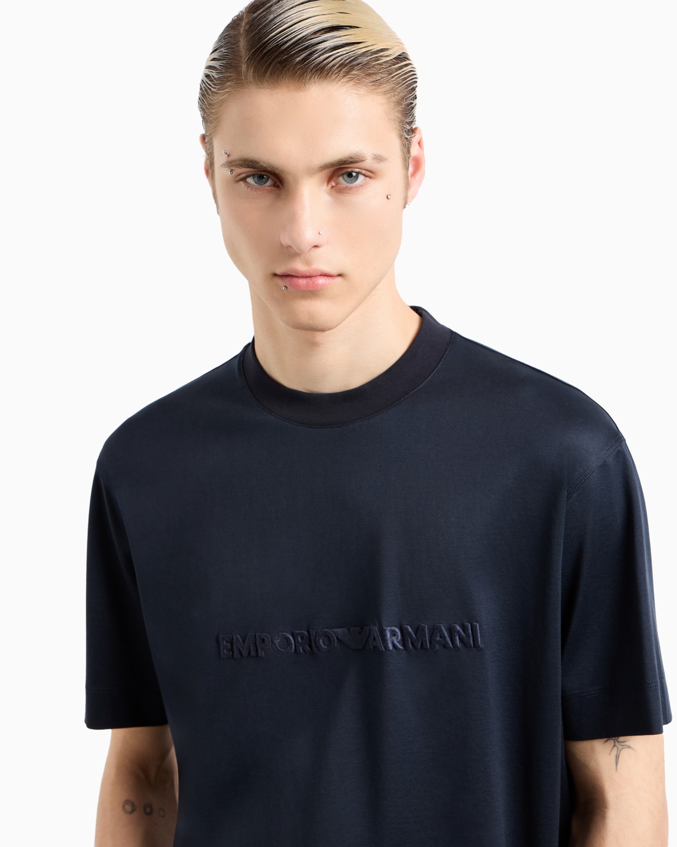 navy armani t shirt
