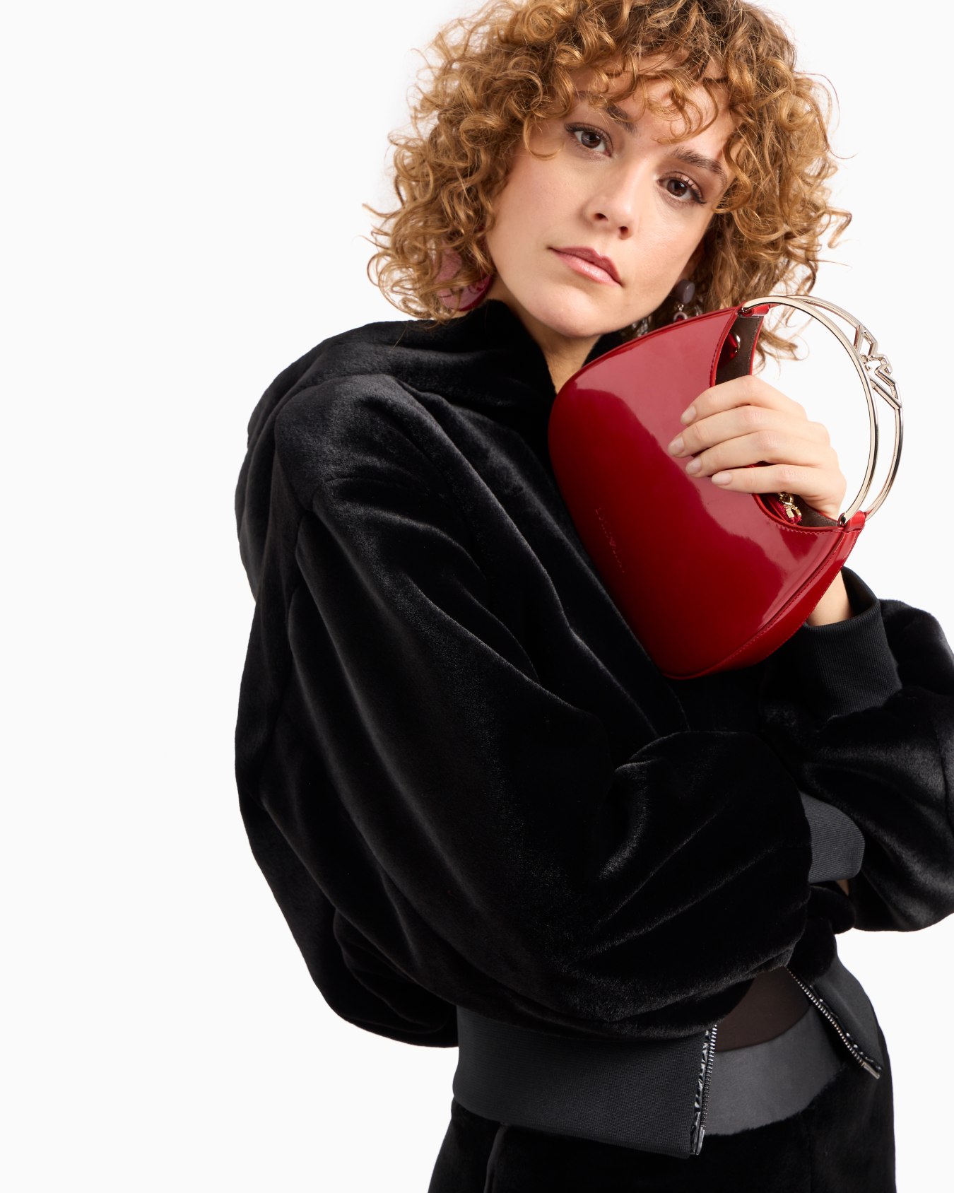 Blouson réversible avec capuche et fermeture zippée en tissu effet fourrure Diapositive 6
