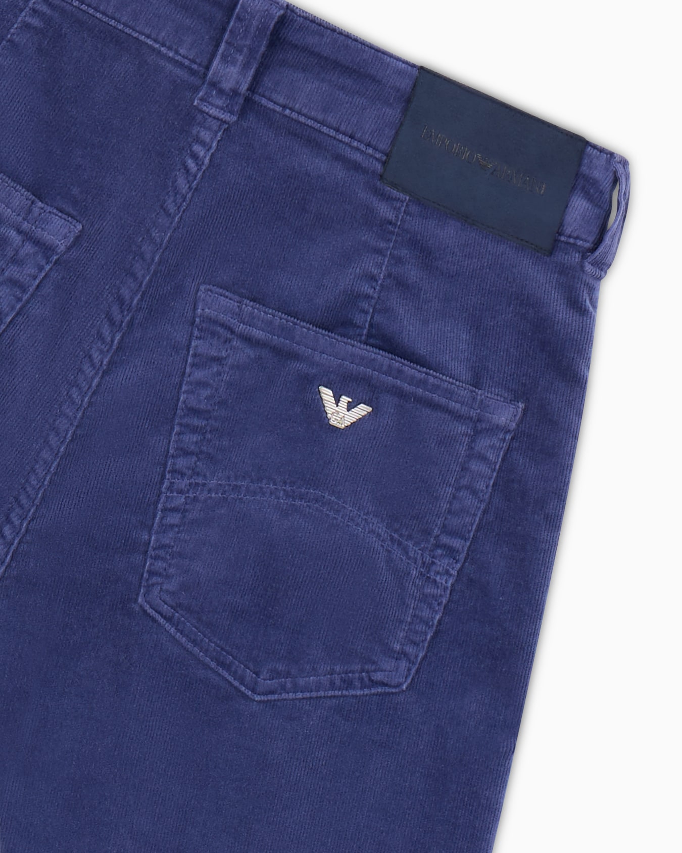 J14 high-waisted, wide-leg palazzo trousers in garment-dyed corduroy Slide 5