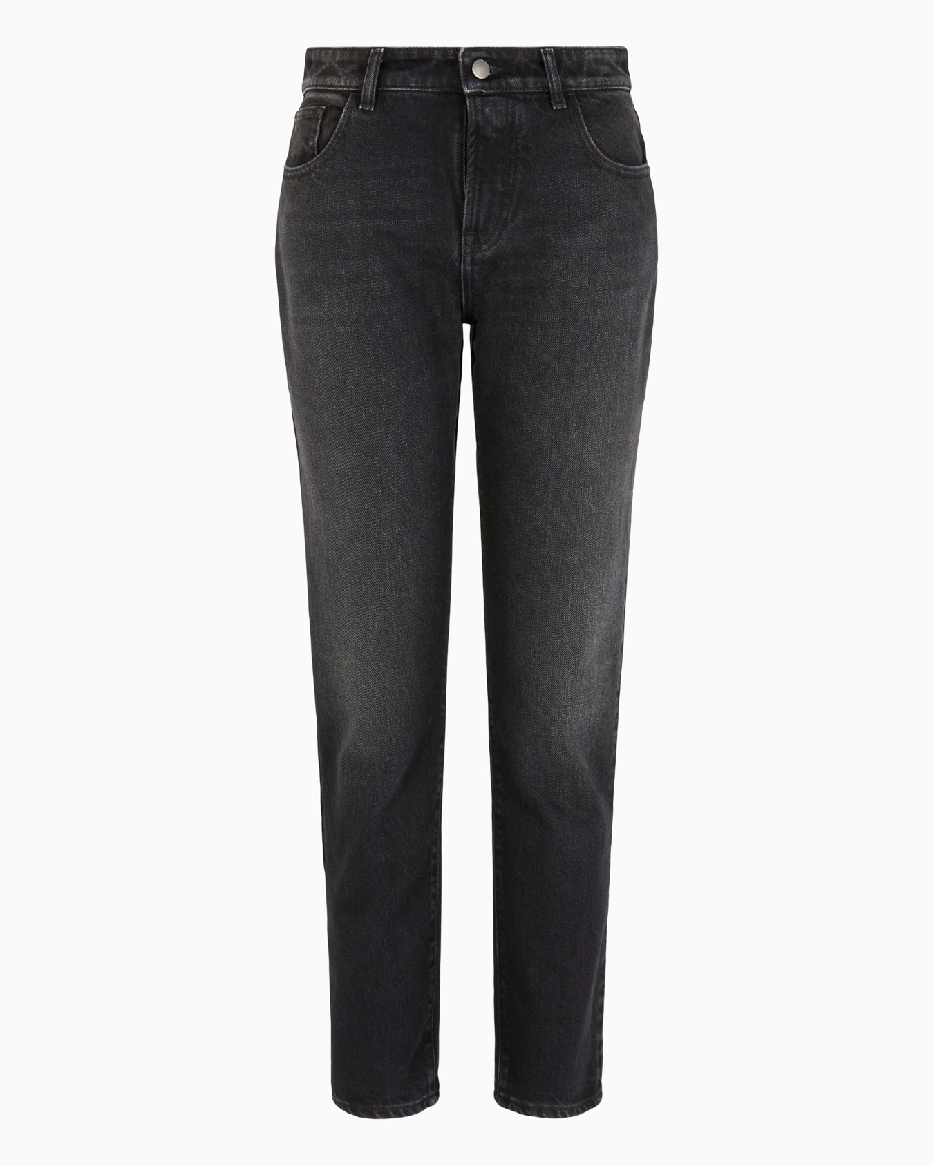 Vaqueros J36 de cintura media y pernera recta en denim efecto vintage Diapositiva 0