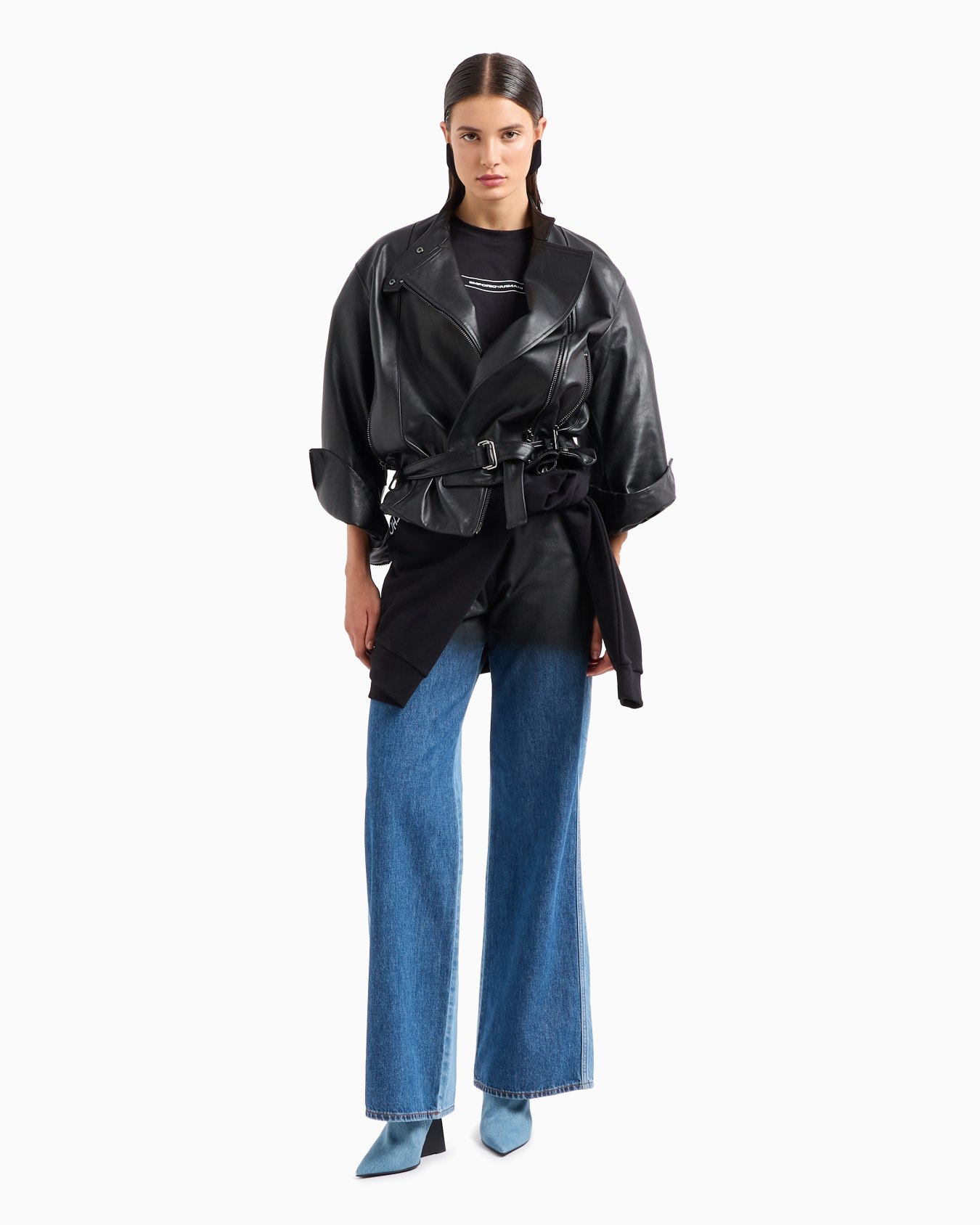 Vaqueros en denim orgánico lavado cápsula Black Blue ASV Diapositiva 3