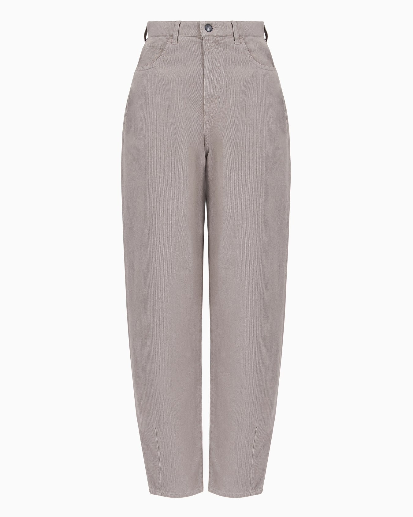 J7B mid-high rise, oval-leg jeans in a denim-effect viscose blend Slide 0