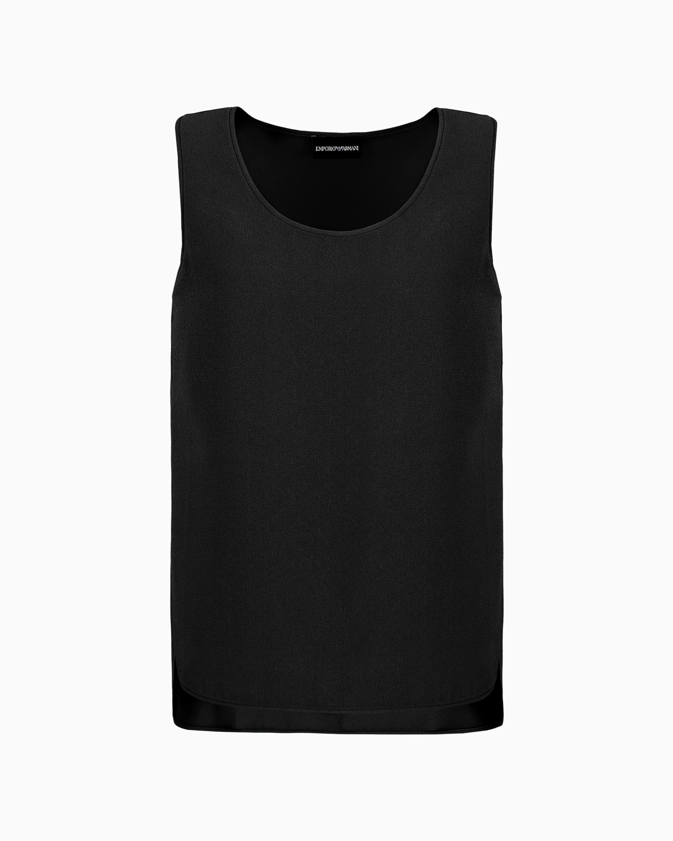 Top en tissu sablé stretch avec fentes latérales Diapositive 0