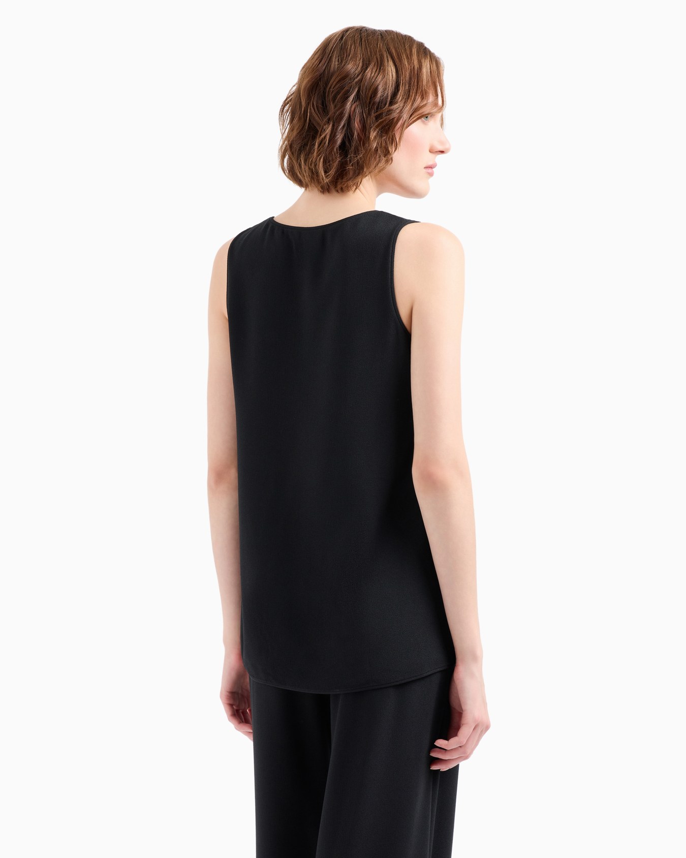 Top en tissu sablé stretch avec fentes latérales Diapositive 3