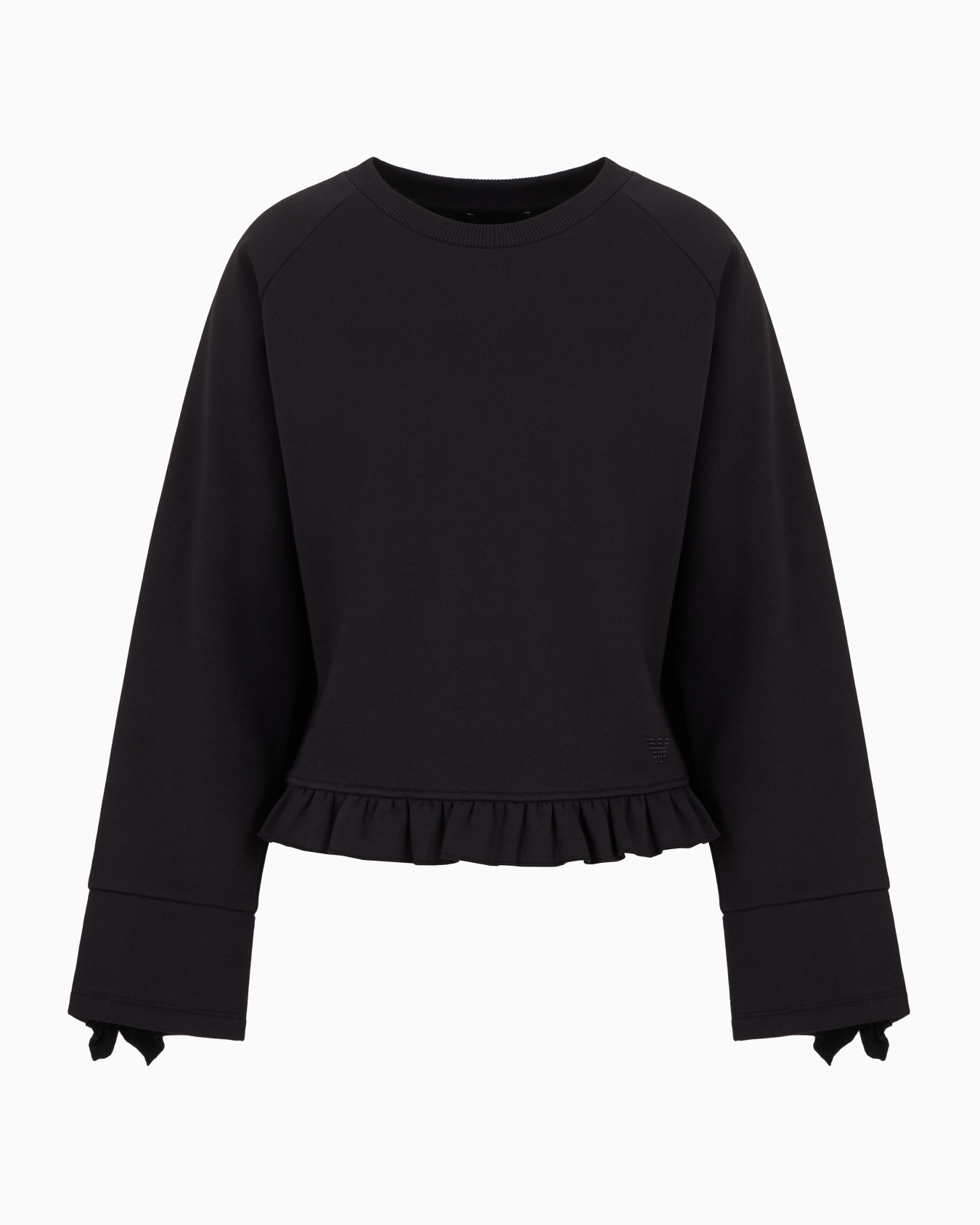ASV organic jersey sweatshirt with ruffles Slide 0