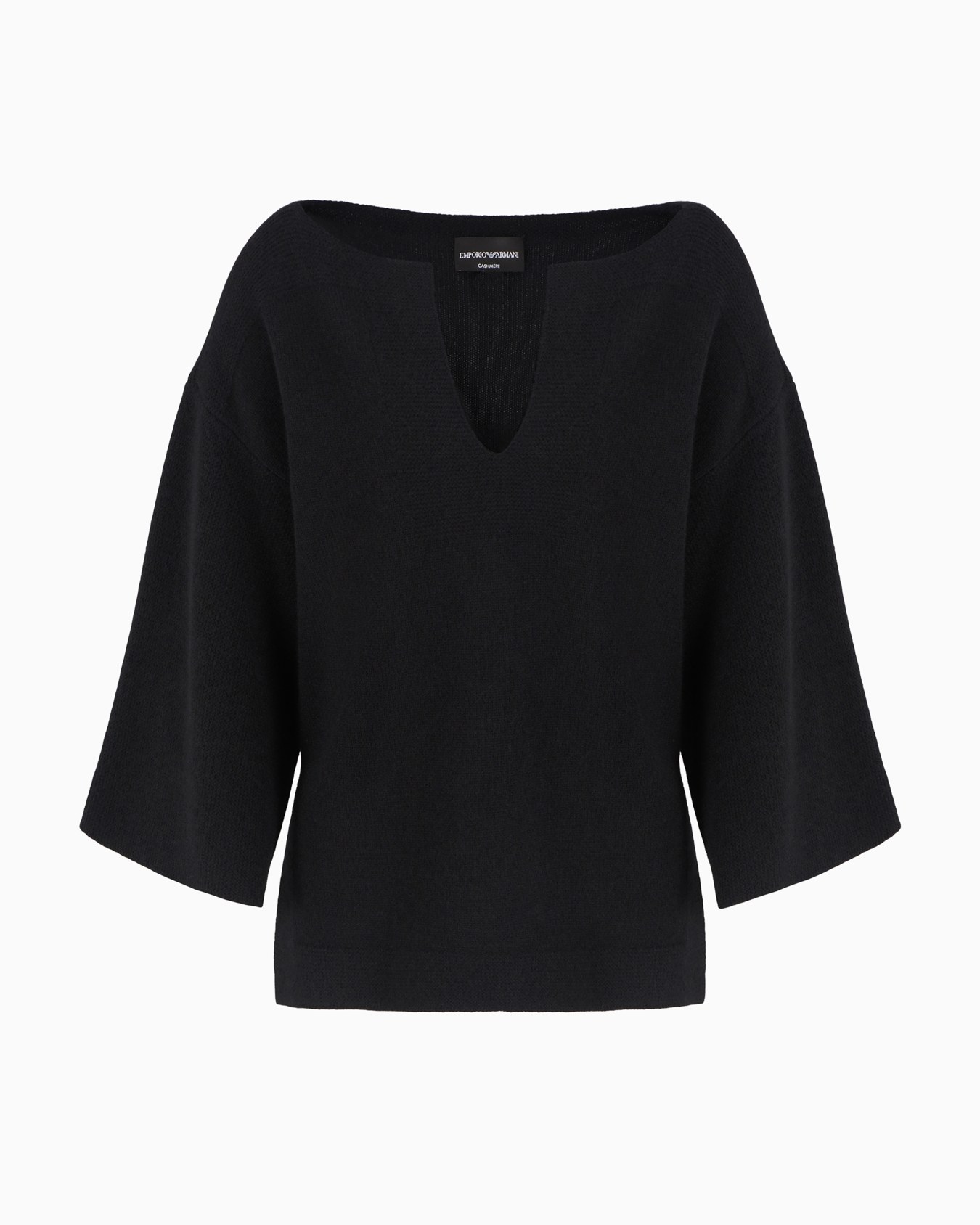 Pull en cachemire recyclé à manches kimono ASV Diapositive 0