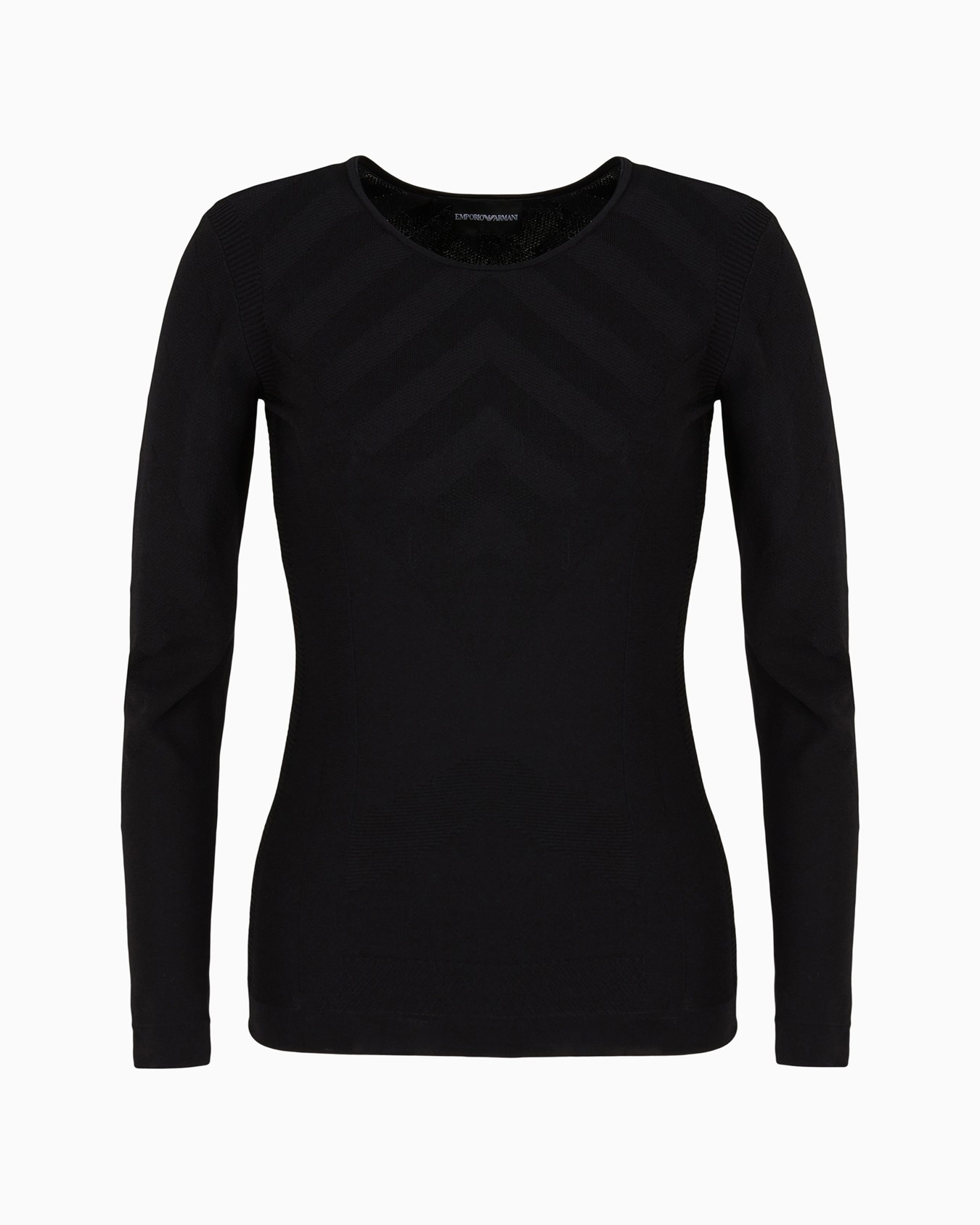 Jersey en mezcla de viscosa con elaboración acanalada y vanisé Diapositiva 0