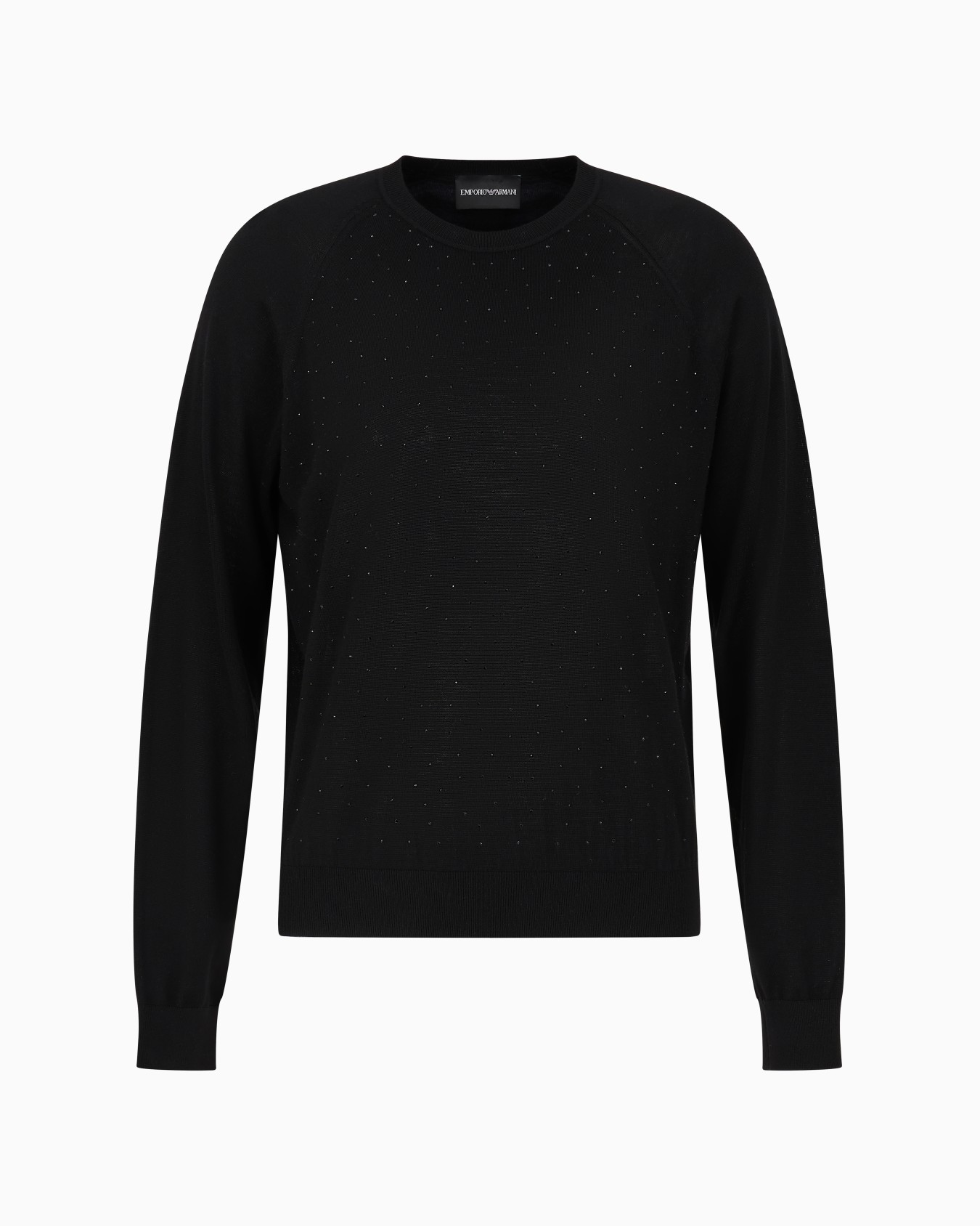 Pull en laine rase avec micro strass Diapositive 0