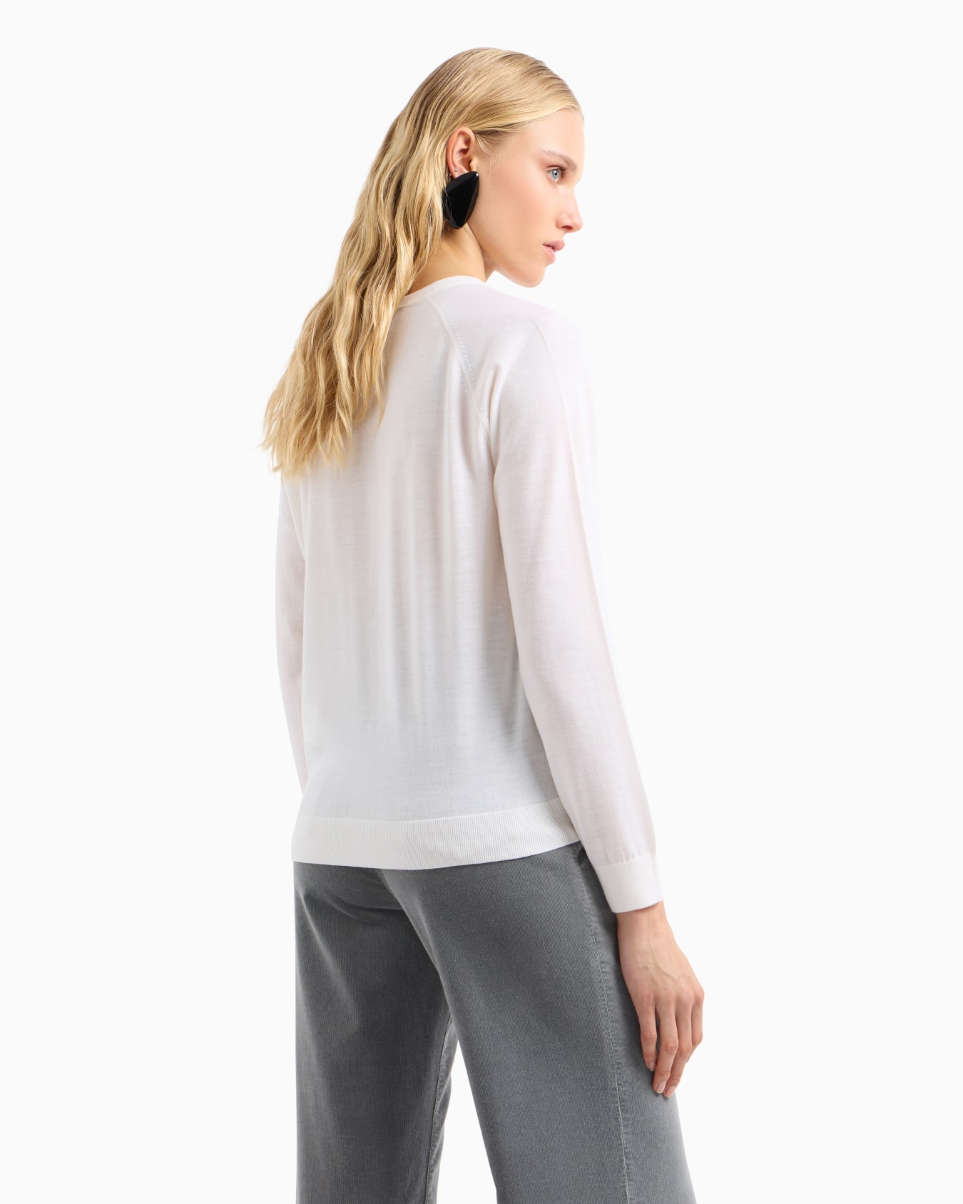 Pullover aus Wolle in Glattstrick mit Mikro-Strass Folie 2