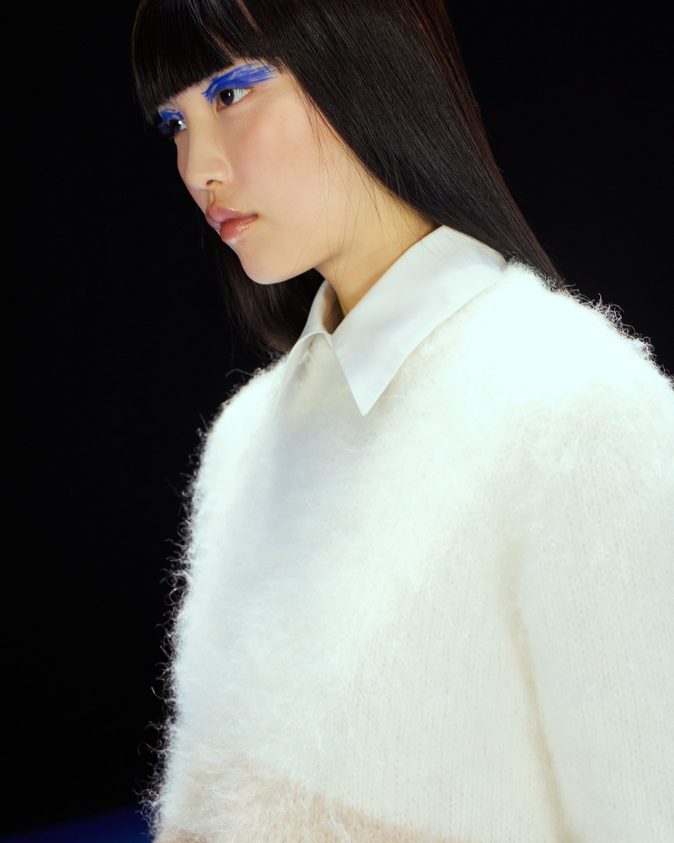 ASV Black Blue capsule collection wool-blend jumper Slide 5