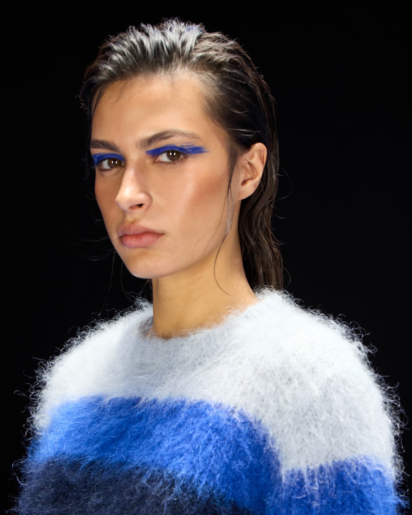 ASV Black Blue capsule collection wool-blend jumper Slide 5