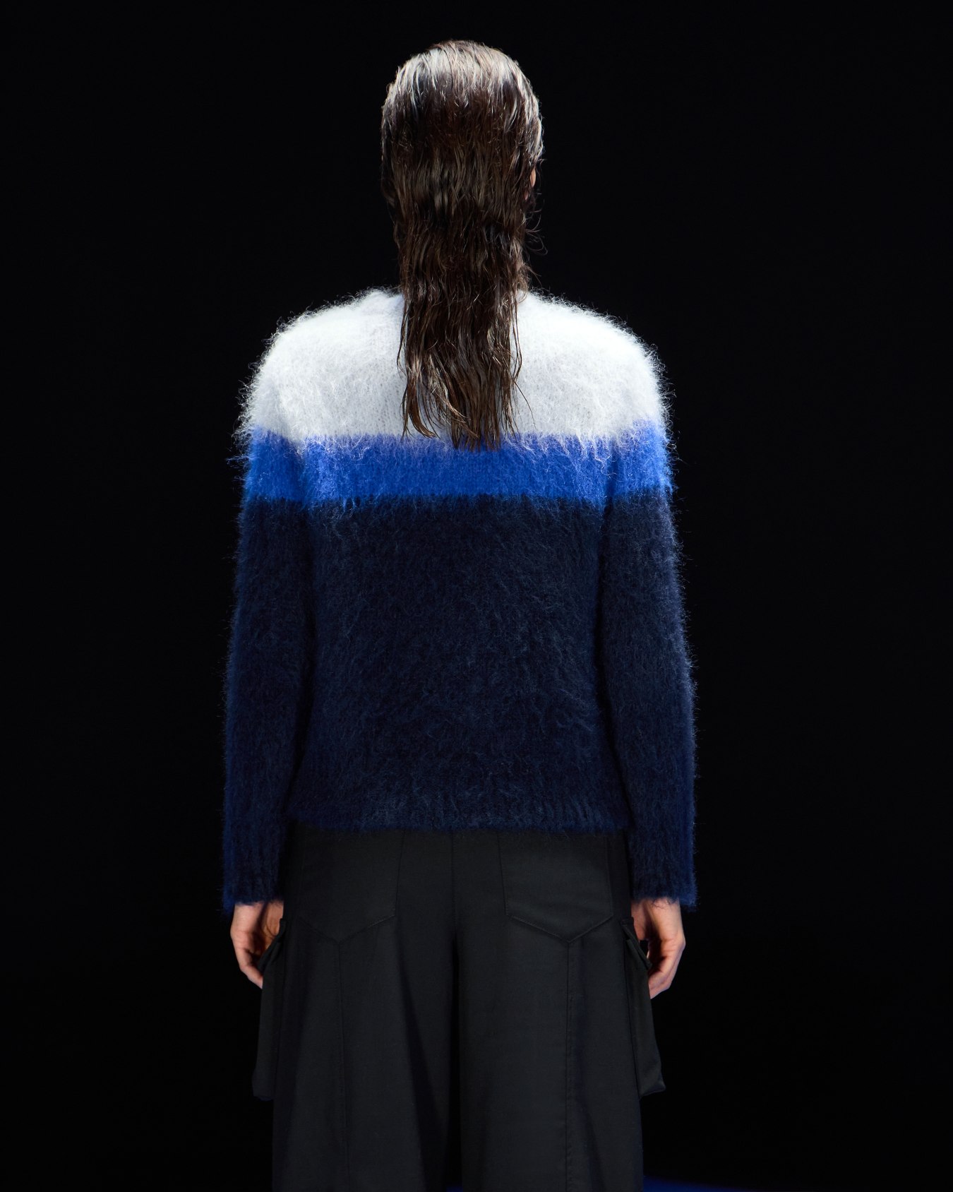 ASV Black Blue capsule collection wool-blend jumper Slide 3