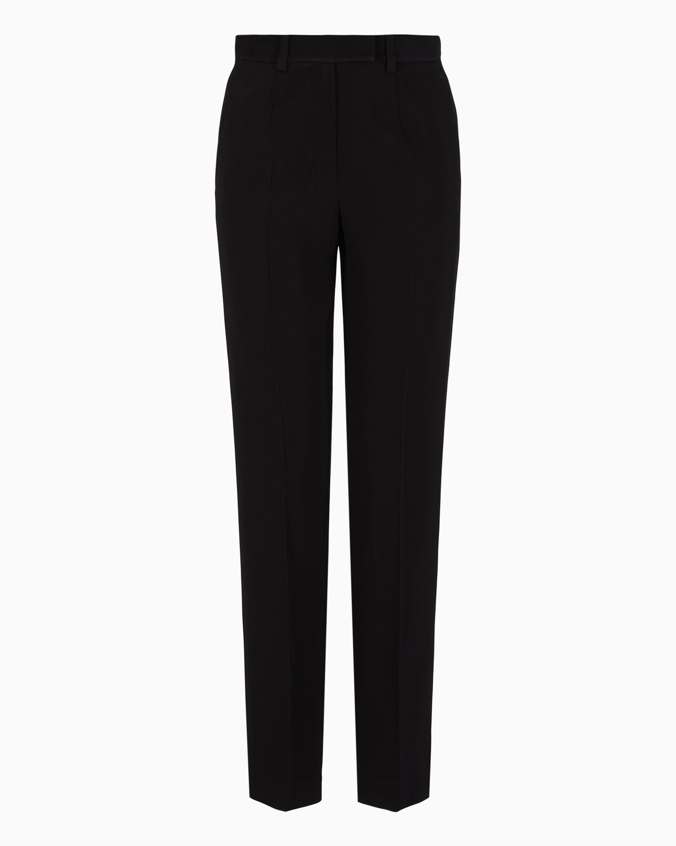 Stretch-viscose trousers with pleats Diapositiva 0