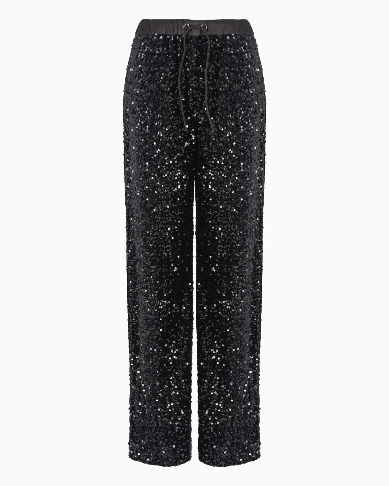 Pantalones de chenilla con cordón y lentejuelas por toda la prenda Diapositiva 0