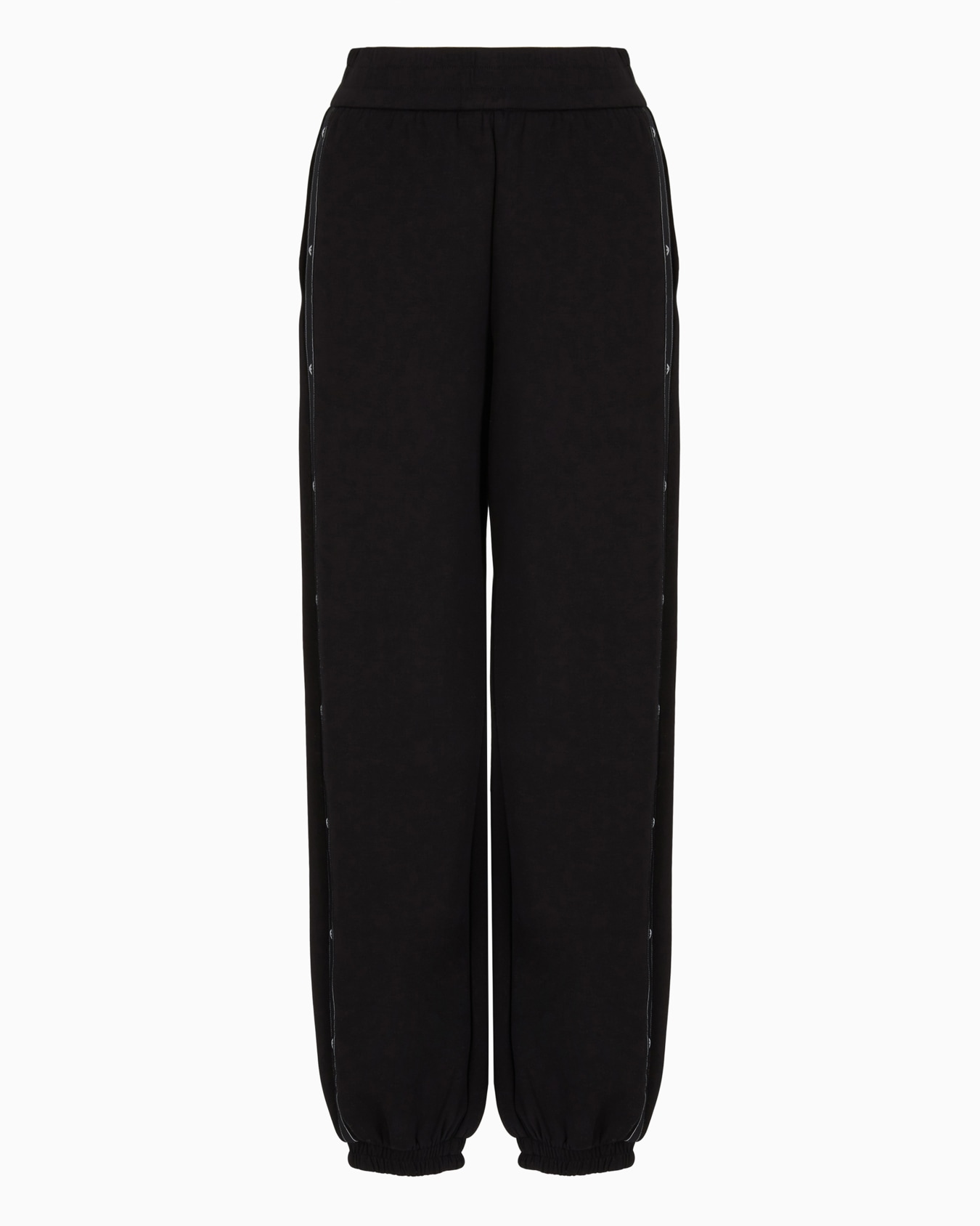 Double-jersey joggers with eagle logo tape Slide 0