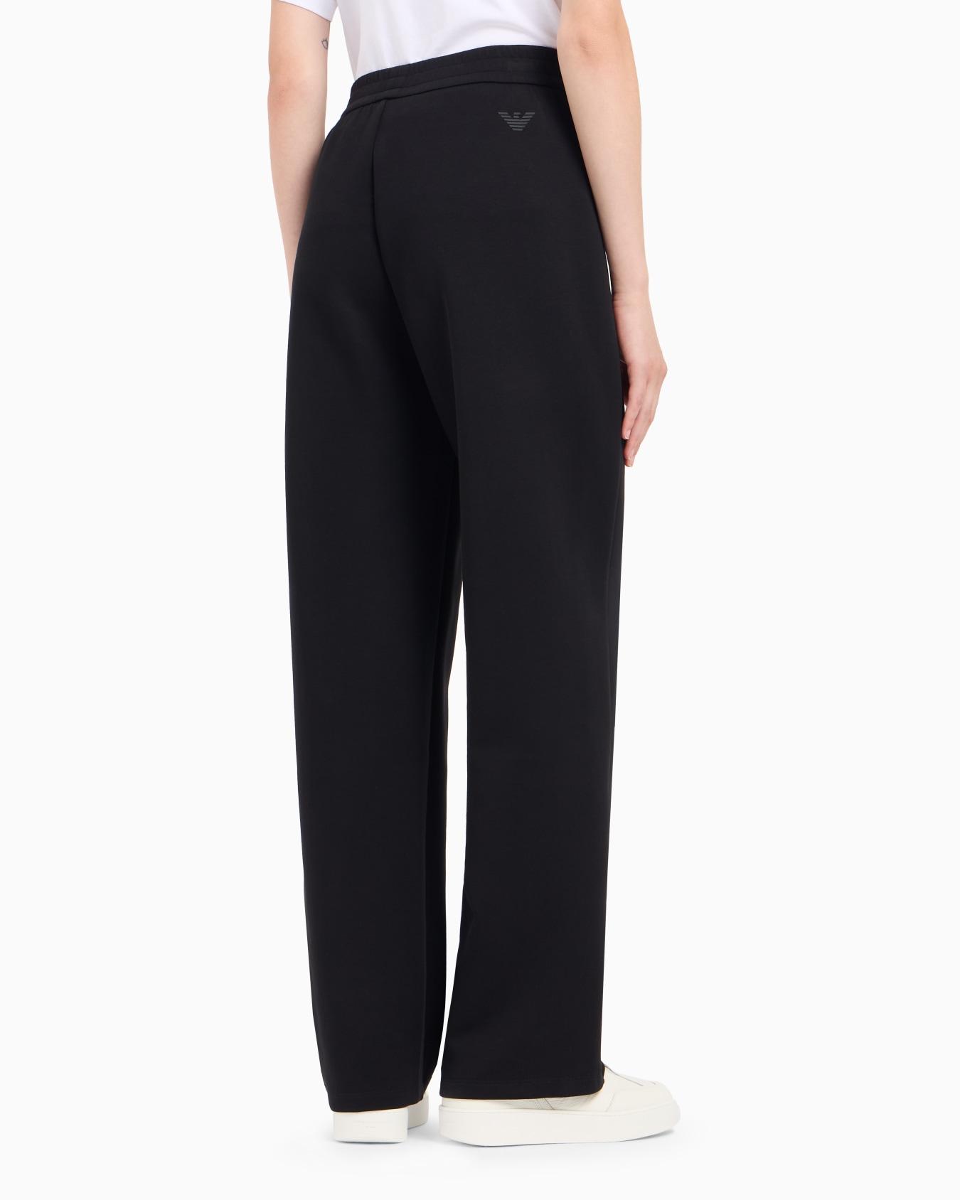 Double jersey trousers with elasticated waist Slide 2