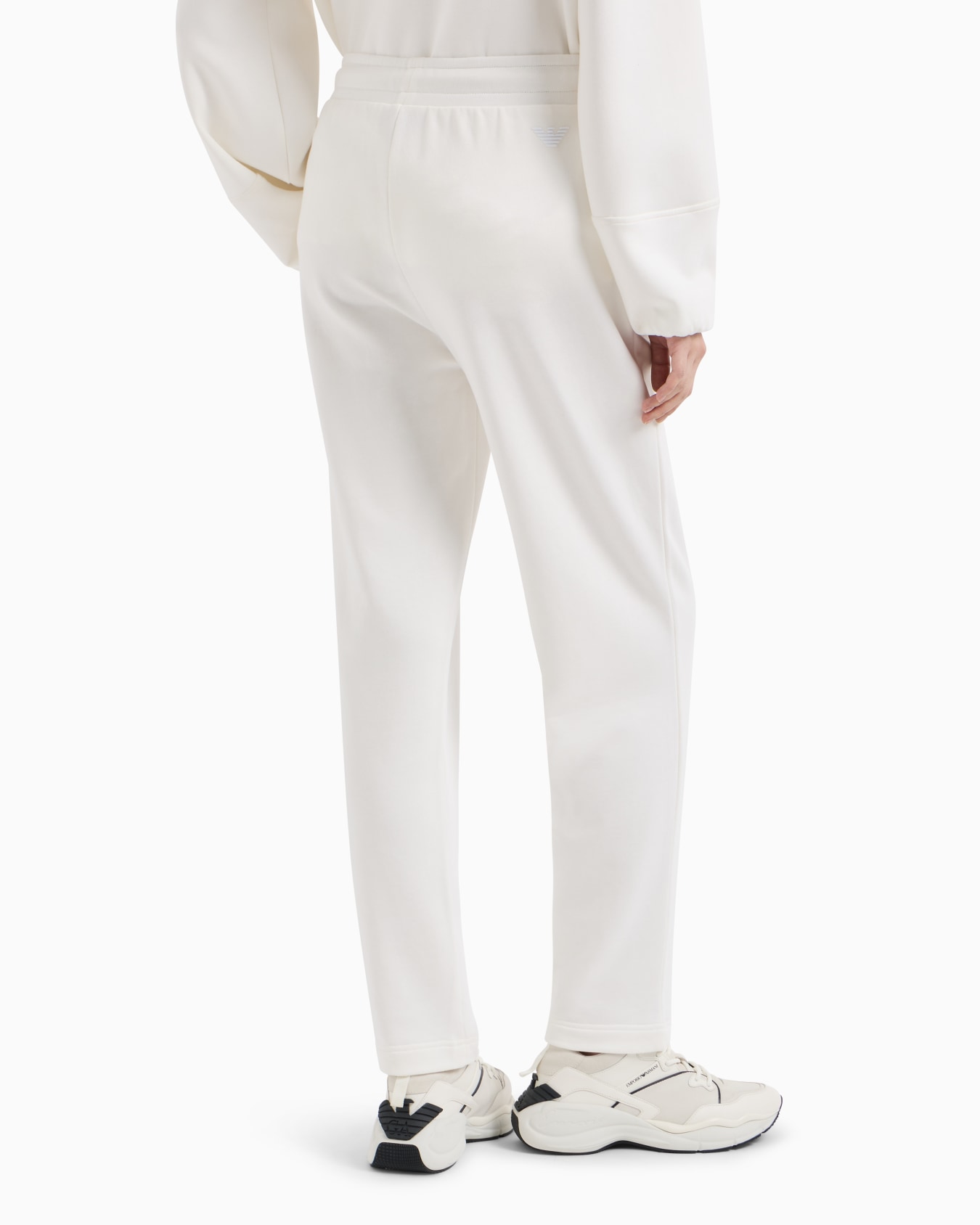 ASV joggers with drawstring in organic French terry Slide 2