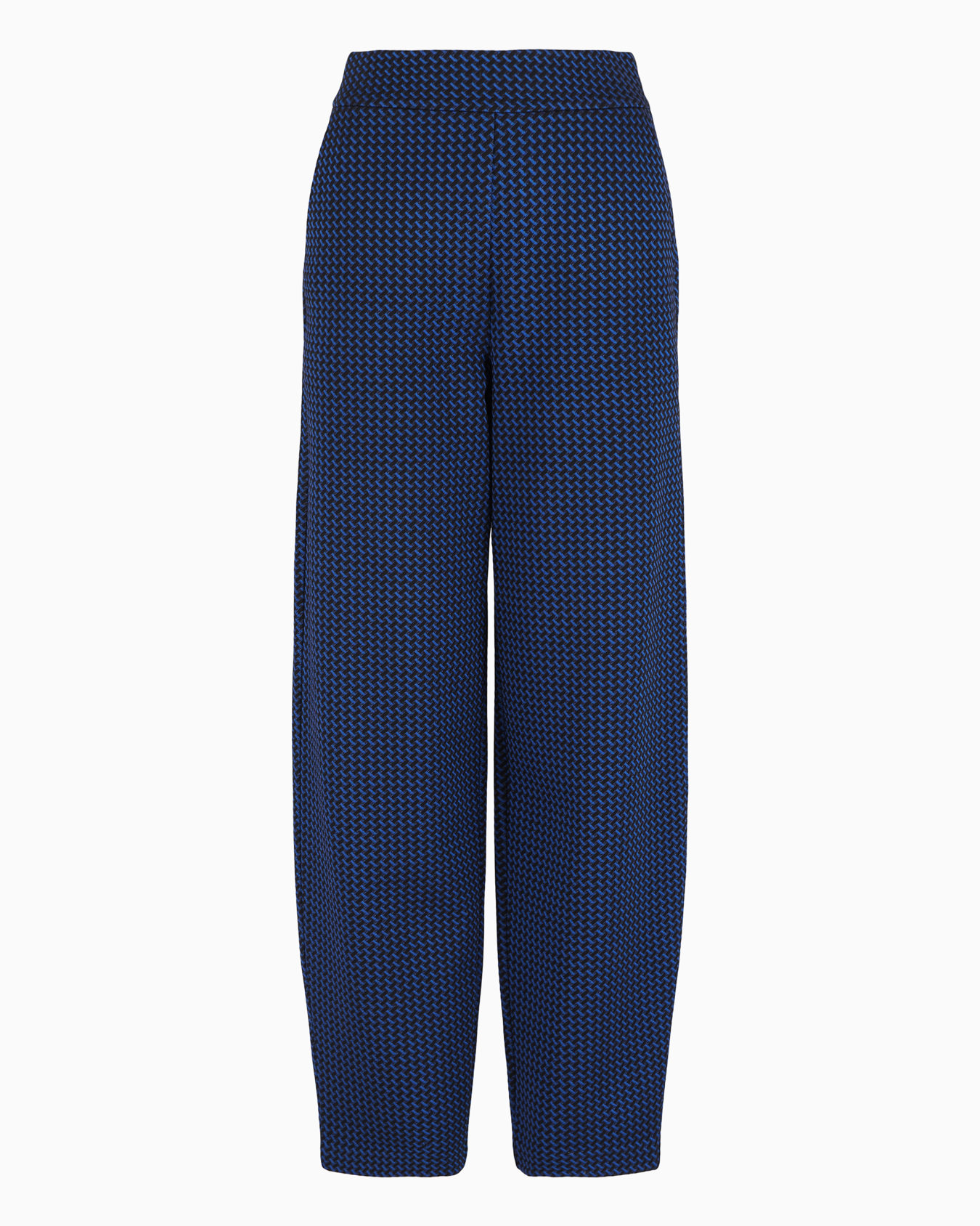 Pantalon en jersey de viscose jacquard Diapositive 0