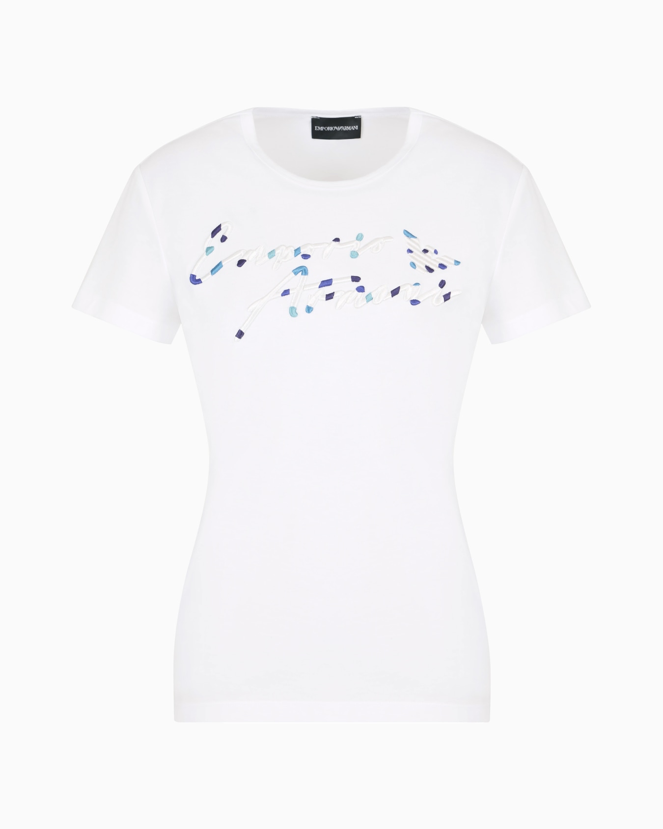 ASV Supima jersey T-shirt with embossed signature logo embroidery Slide 0